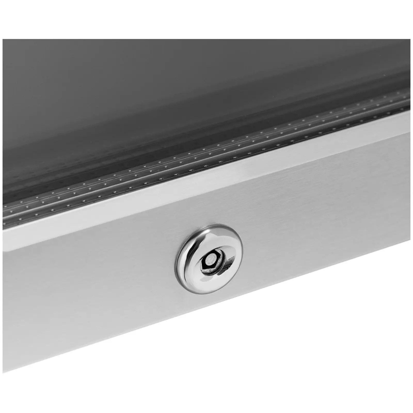 Umidificatore per sigari - Fino a 250 sigari - Illuminazione a LED - Acciaio inox e cedro - Royal Catering