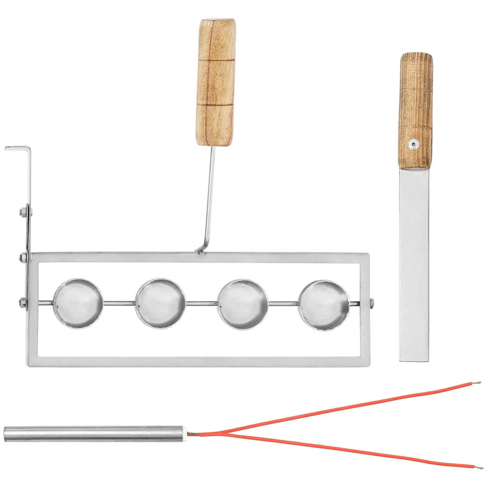 Waffeleisen für Eiswaffeln - 100 - 120 Waffeln/t - 55 x 70 mm - Royal Catering