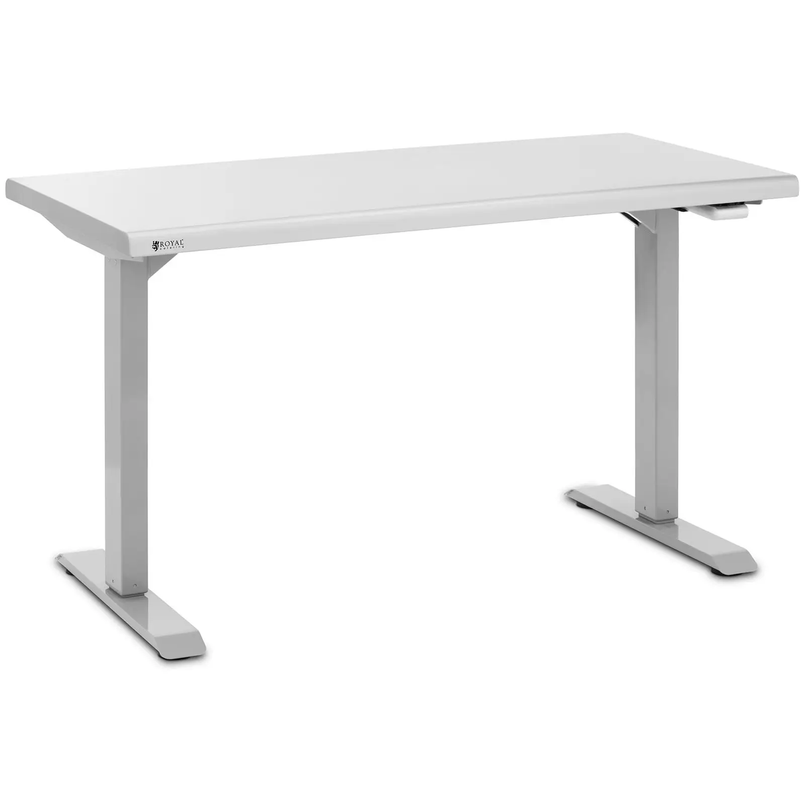 Levně Stůl z ušlechtilé oceli výškově nastavitelný 126 x 60 x 71,5–102 cm nosnost 70 kg - Pracovní stoly Royal Catering