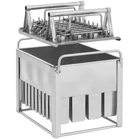 Eismaschine - für Eis am Stiel (80 ml) - 40 Stück (15 min) / 3000 Stück (Tag) - Royal Catering