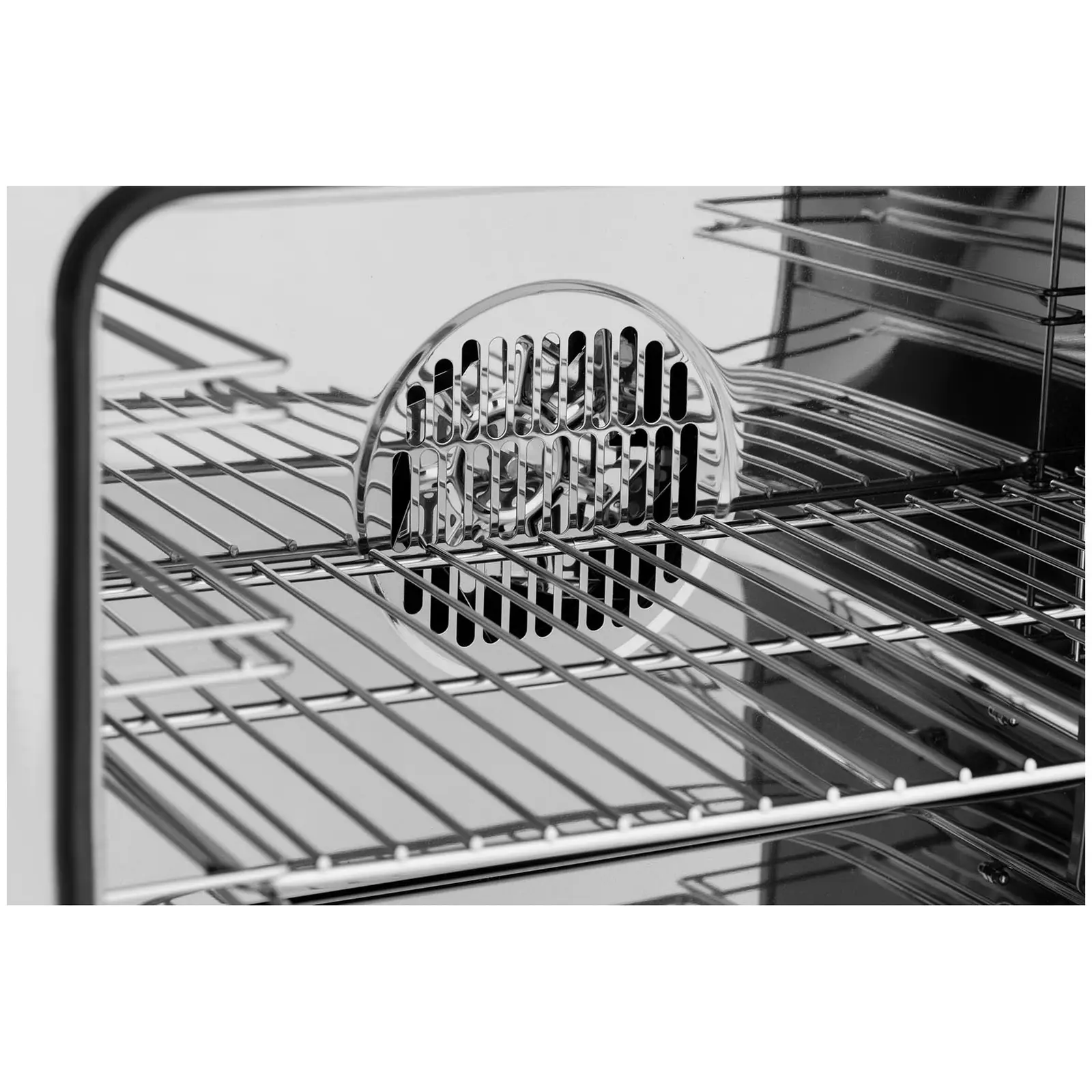 Piano de cuisson - 15600 W - 6 plaques - avec four à chaleur tournante - Royal Catering (Couleur(s): Argenté)