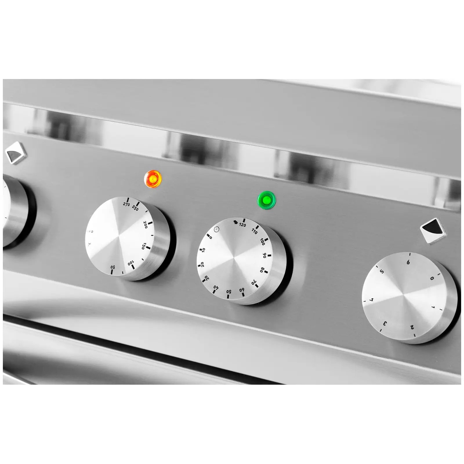 Piano de cuisson - 15600 W - 6 plaques - avec four à chaleur tournante - Royal Catering (Puissance [W]: 15600)