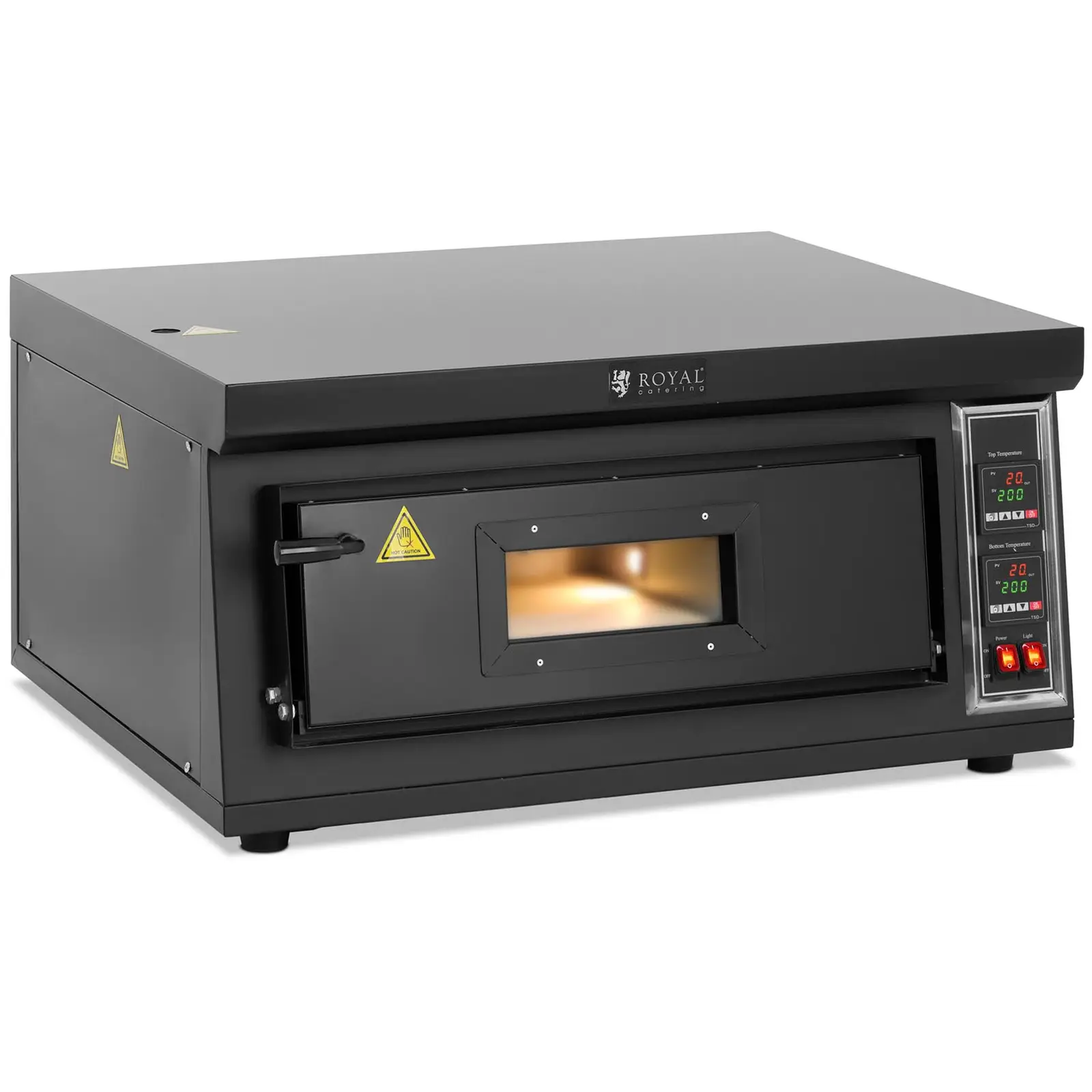 Ocasión Horno para pizza - 1 cámara - 4200 W - Ø 58 cm - Royal Catering