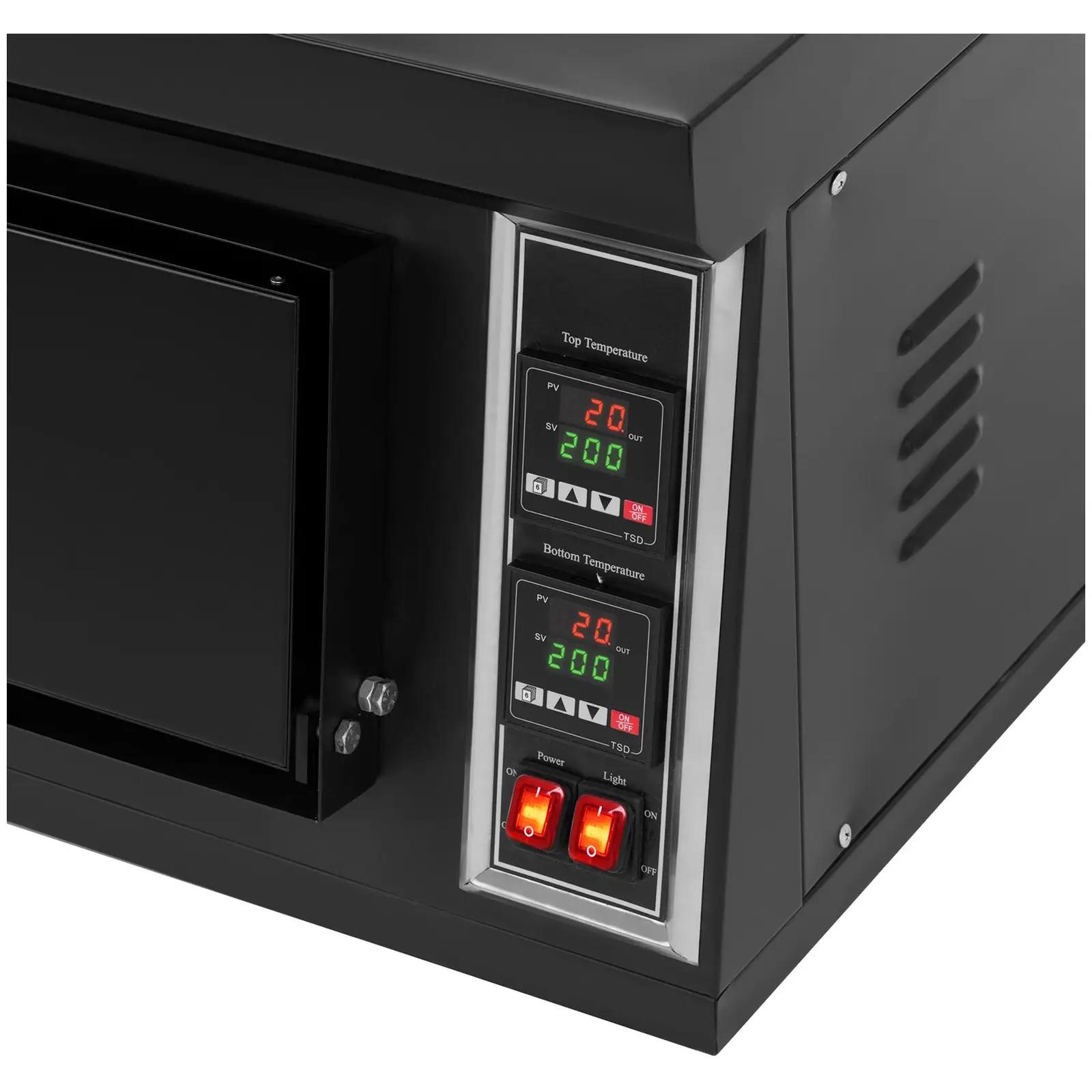 Four à pizza électrique - 1 chambre - 4200 W - Ø 58 cm - Royal Catering (Lumière: Oui)