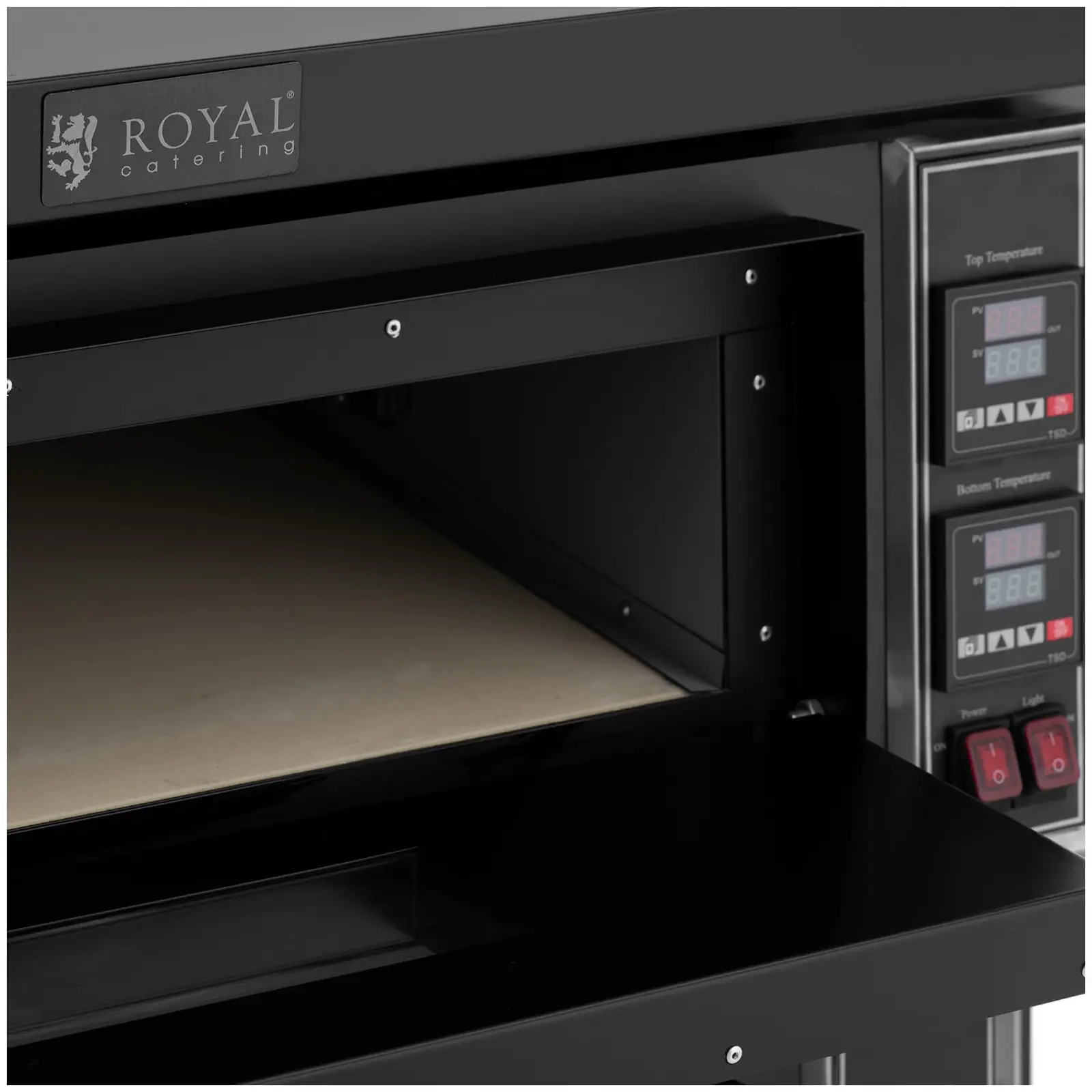 Pec na pizzu - 2 komory - 8400 W - Ø 58 cm - Royal Catering