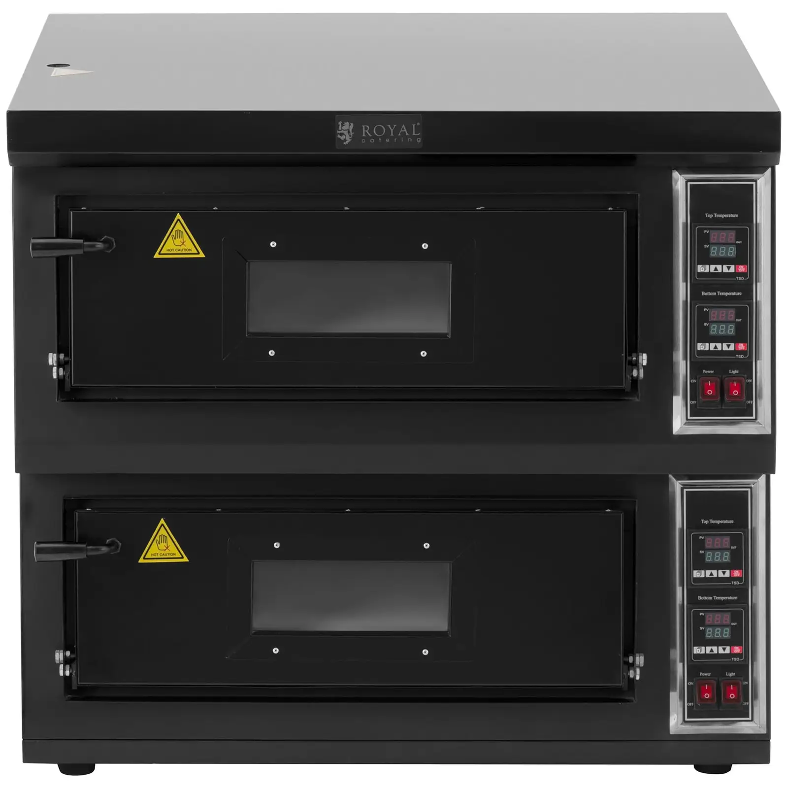 Pec na pizzu - 2 komory - 8400 W - Ø 58 cm - Royal Catering