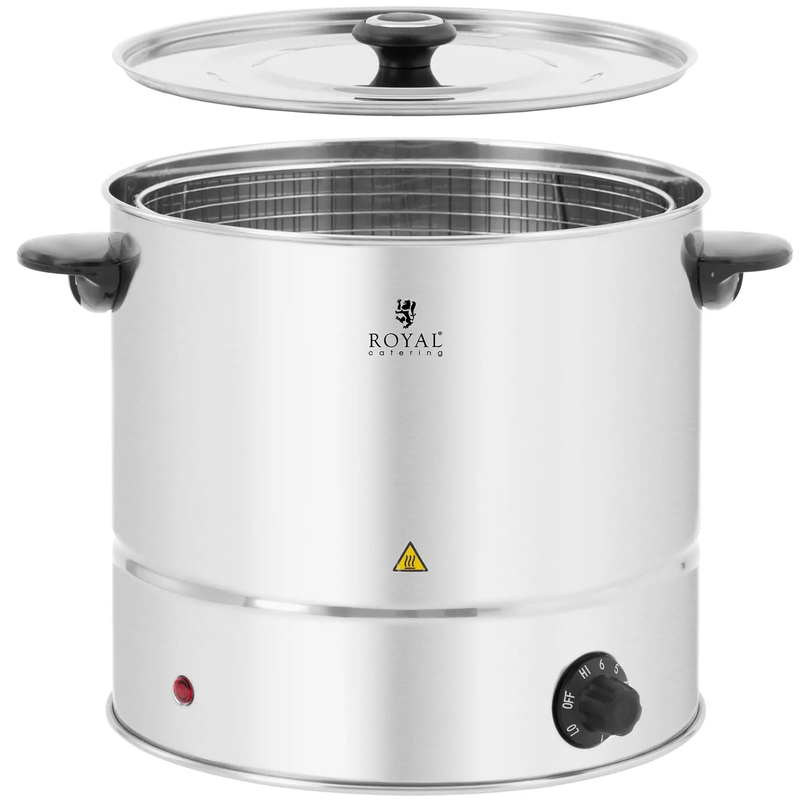 Parní hrnec - 13 l - 1000 W - Royal Catering (Objem nádrže na vodu: 13 l)