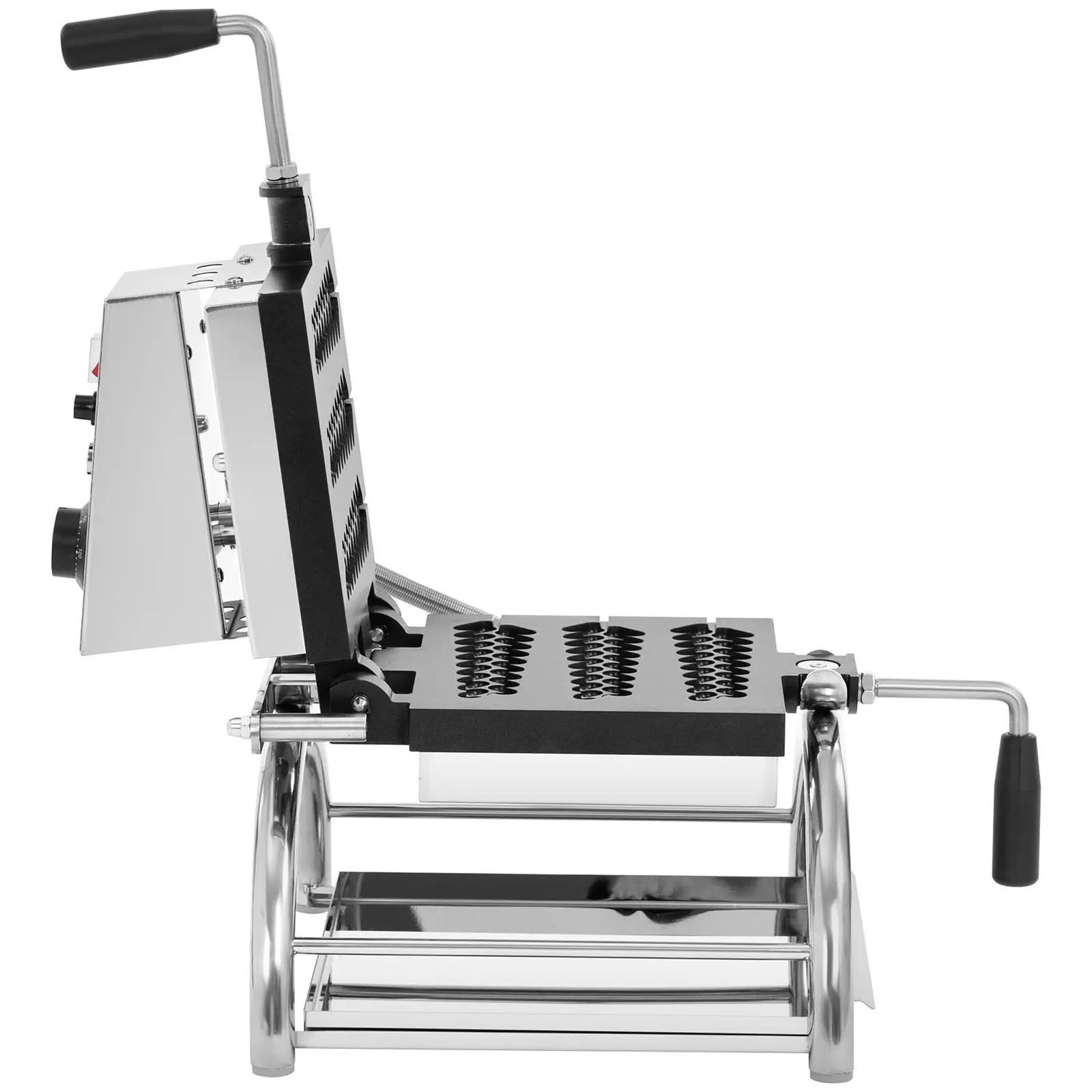 Vaflovač - otočný - vafle na špejli - 2 x 1000 W - Royal Catering (Otočení o 180°: Ano)