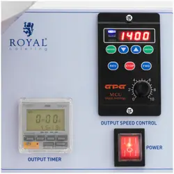 Dosatore volumetrico pneumatico - 12 L - Regolabile per porzioni - Royal Catering