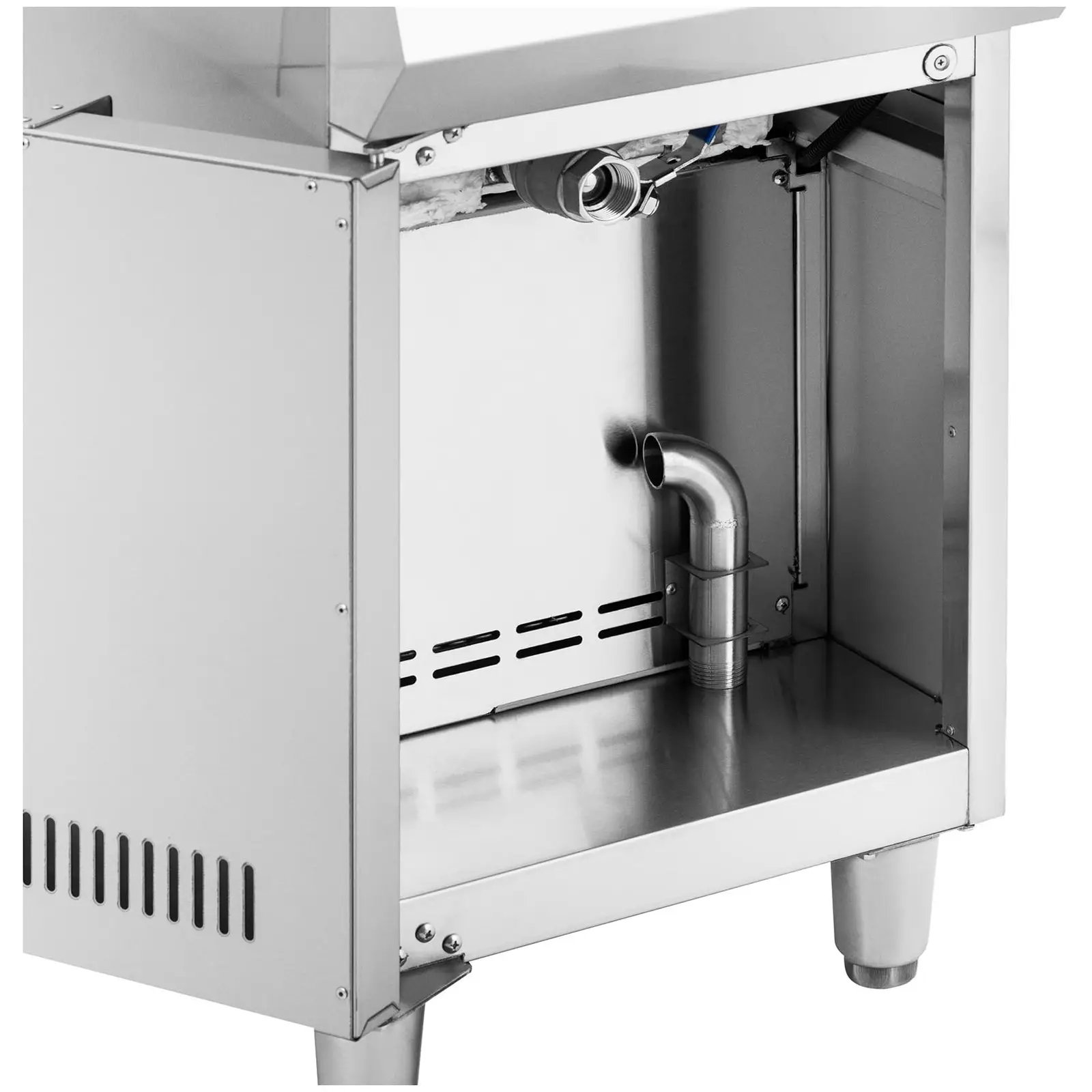 Indukční fritéza - 30 l - 10 000 W - 400 V - spodní skříňka - časovač - Royal Catering (Celkový objem: 43 l)