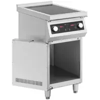 Cocina de inducción - 8500 W - 2 superficies de cocción - 60 - 240 °C - espacio de almacenamiento - Royal Catering