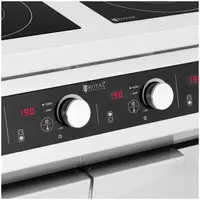 Induction Hob - 17000 W - 4 cooking surfaces - 60 - 240 °C - Storage space - Royal Catering
