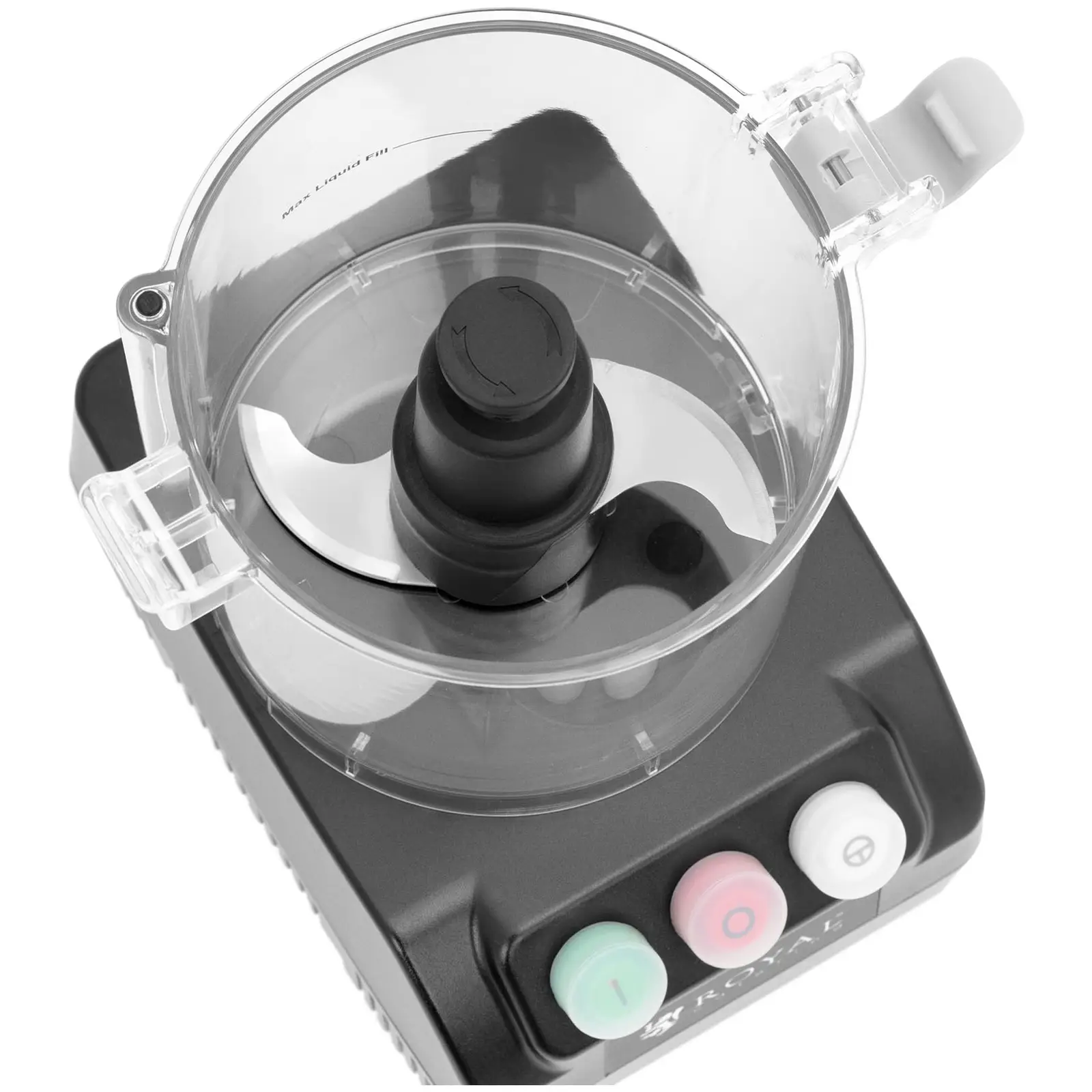 Mini-keukenmachine - 600 W - 3 l - Royal Catering (Rubberen voeten: Ja)