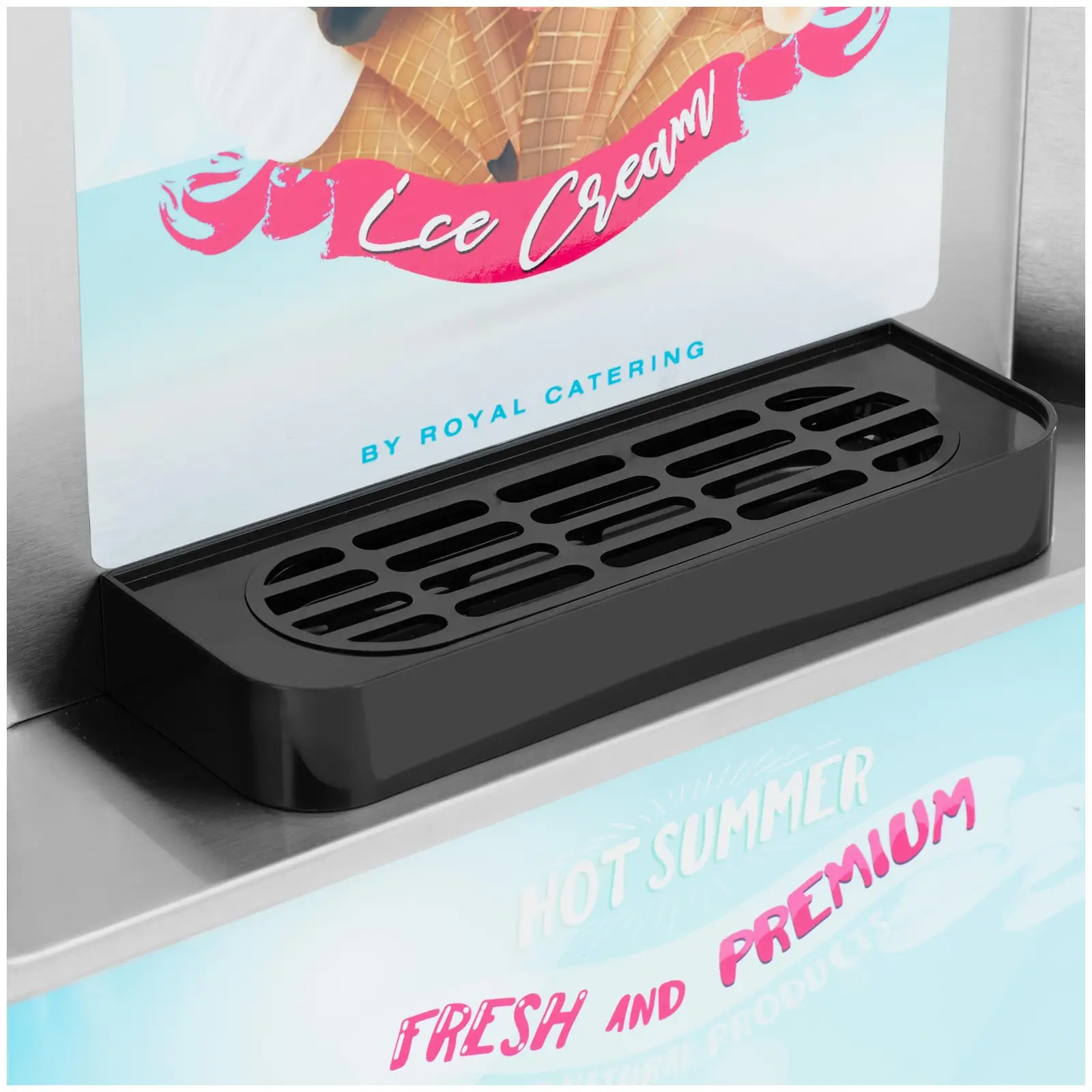 Soft Serve Ice Cream Machine - 2140 W - 33 l/t - 3 smaker - Royal Catering