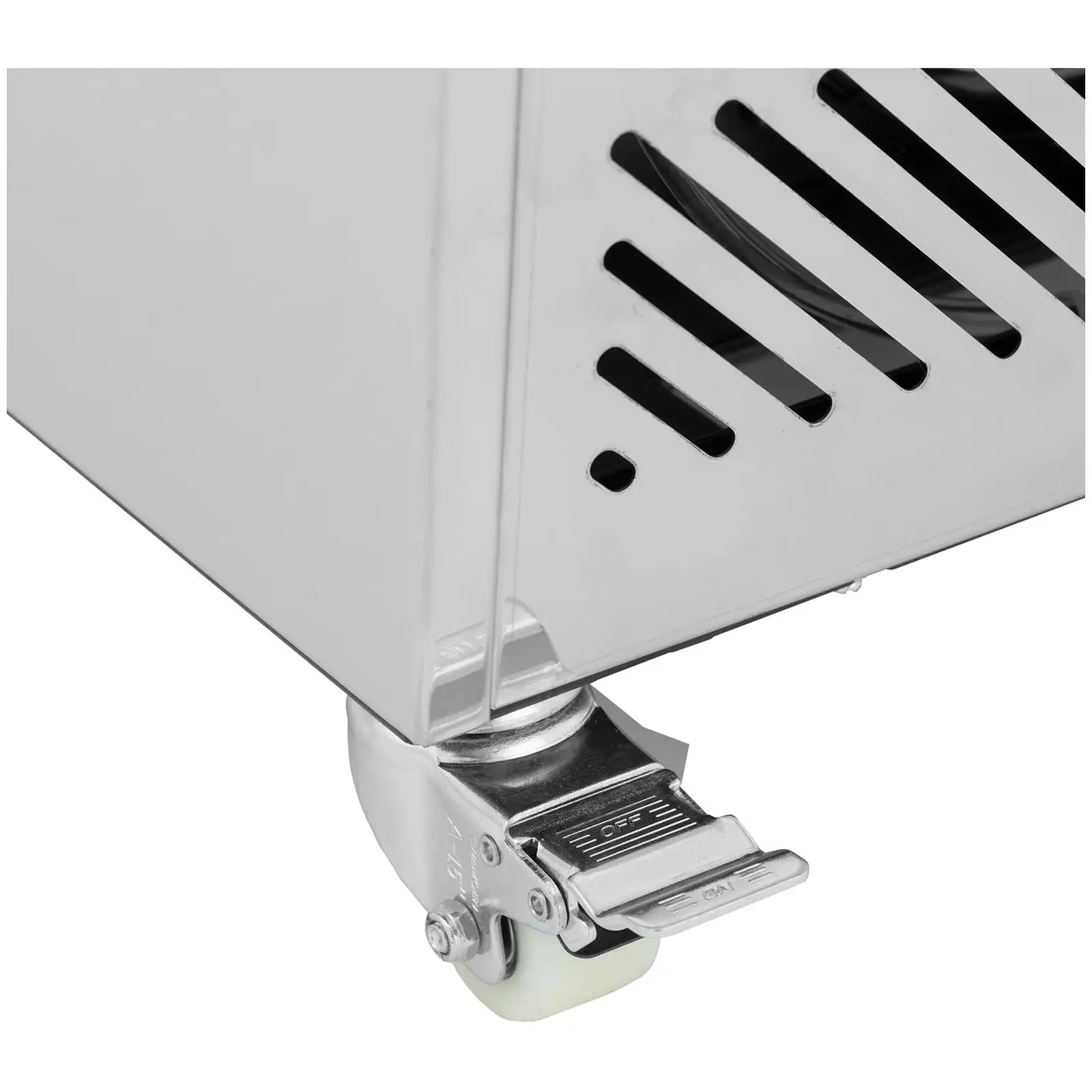 Kühlregal - 180 L - 2 Böden - 2 - 12 °C - LED - Edelstahl / gehärtetes Glas - Royal Catering (AEC (Jahresenergieverbrauch) [kWh]: 4613)