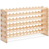 Wine Rack - pine wood - for up to 72 Bottles - Royal Catering