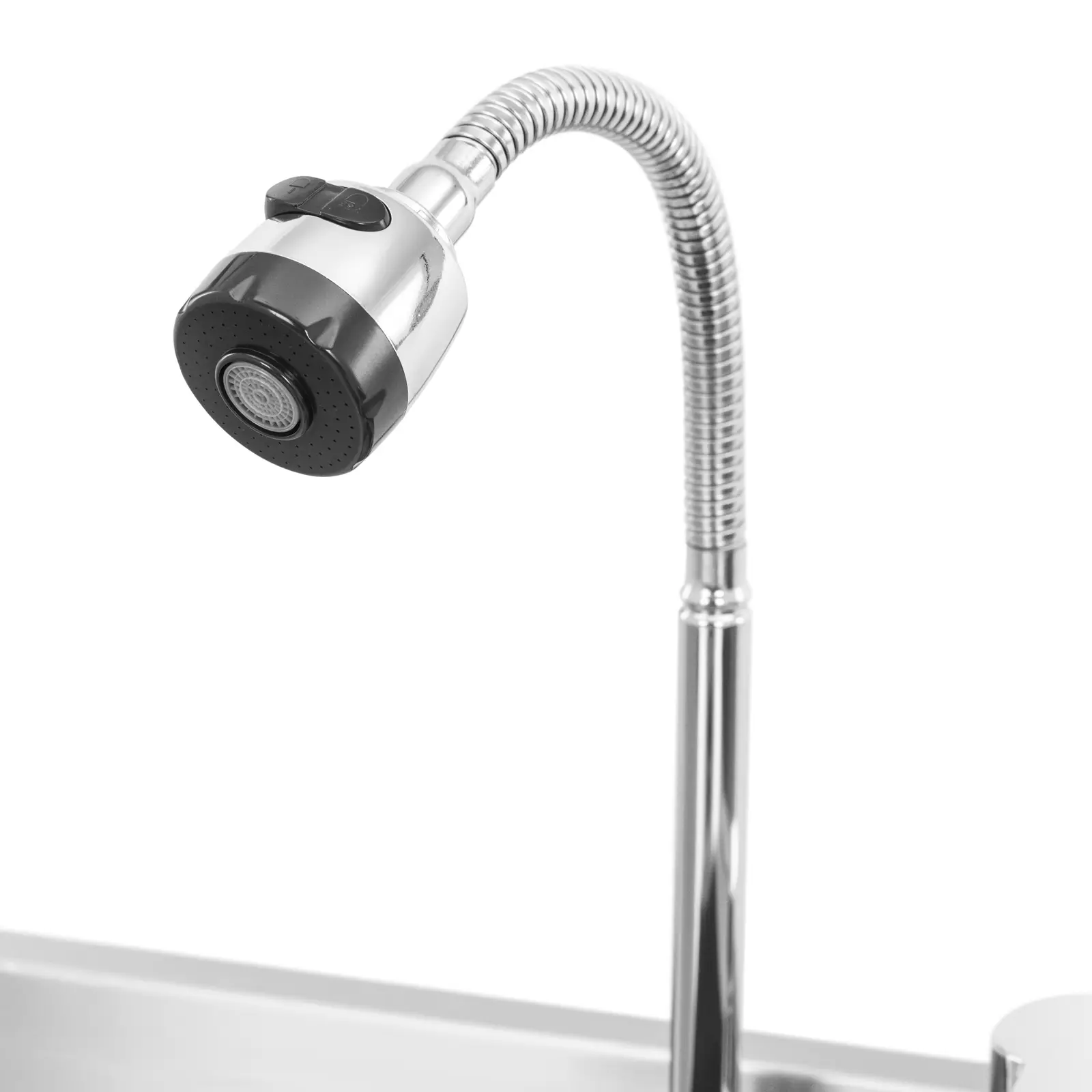 Station cocktail - avec bac à glace, 4 bacs GN 1/9, lave-verre et porte-bouteilles - Royal Catering (Dimensions (LxlxH): 152 x 80 x 110 cm)