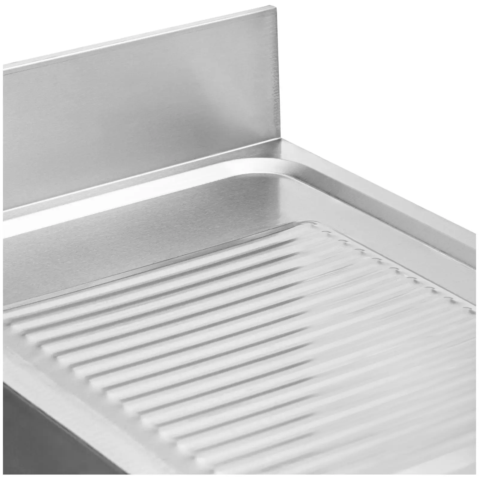 Plonge inox - 1 évier - inox - 100 x 70 x 97 cm - Royal Catering