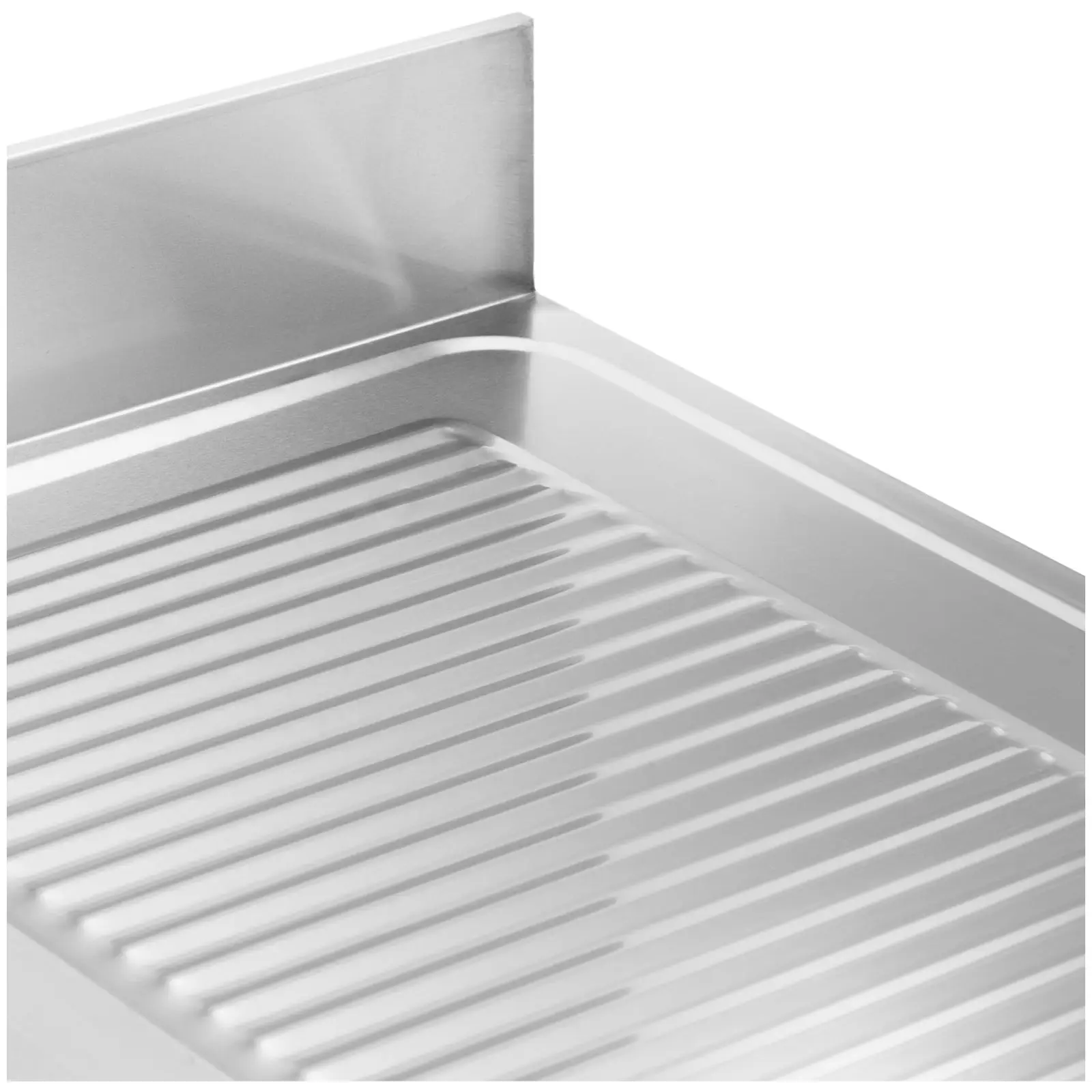Plonge inox - 1 évier - inox - 120 x 70 x 97 cm - Royal Catering (Avec armoire: Non)
