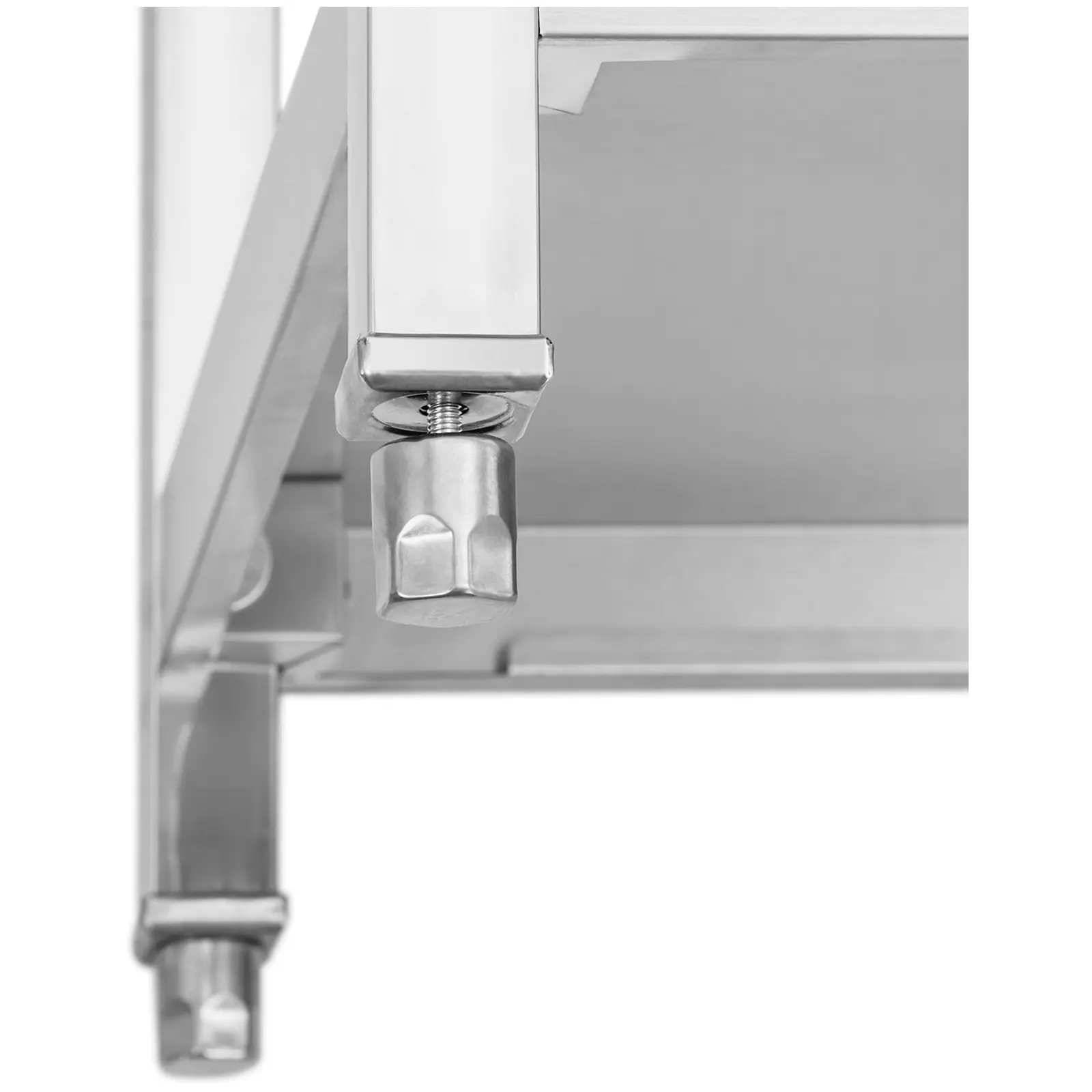 Plonge inox - 2 éviers - inox - 180 x 70 x 97 cm - Royal Catering (Fonctionnement sur batterie(s): Non)