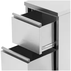 Фабрични втори продукти Метален шкаф - 2 чекмеджета - Royal Catering