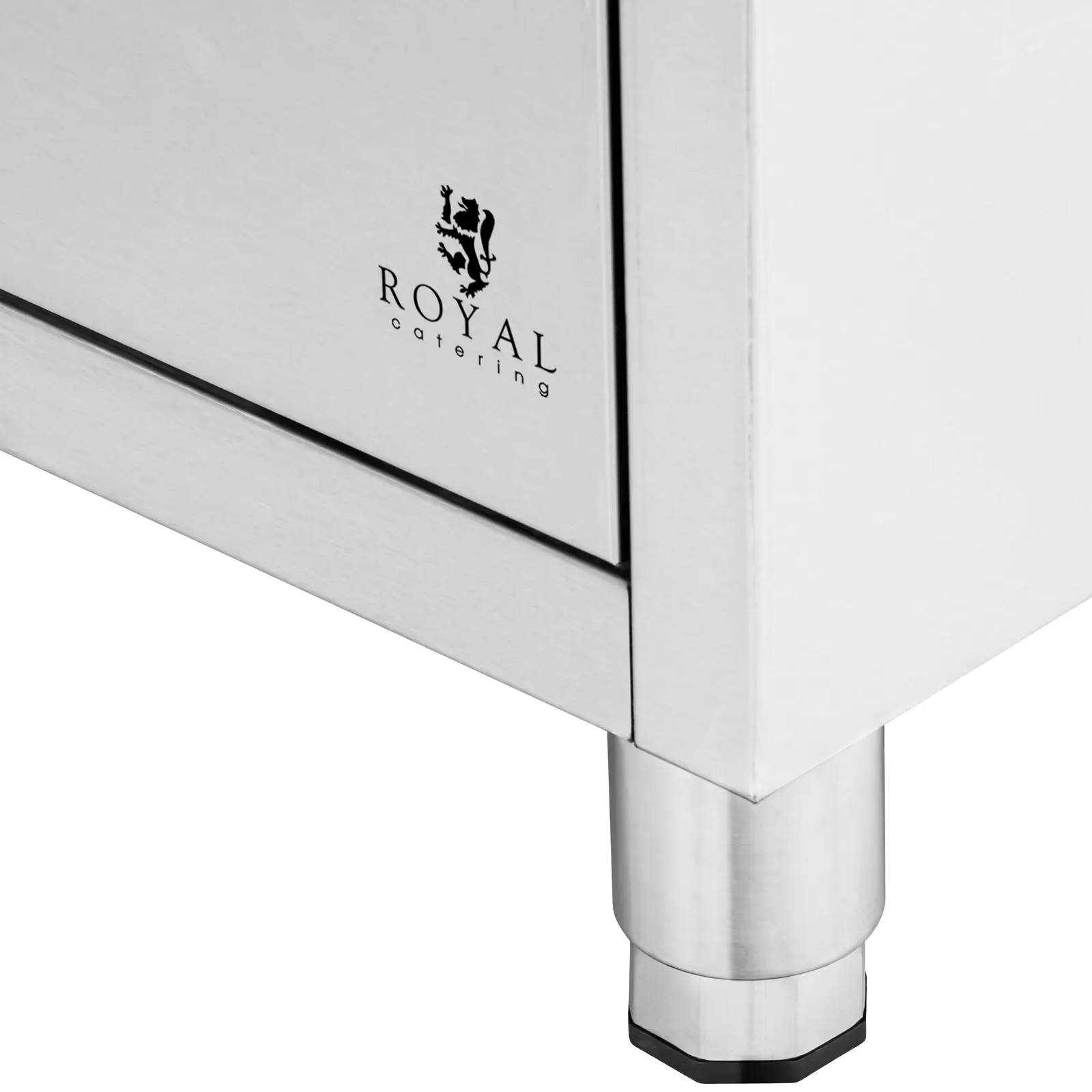 Tavolo armadiato inox - 2 cassetti - Royal Catering