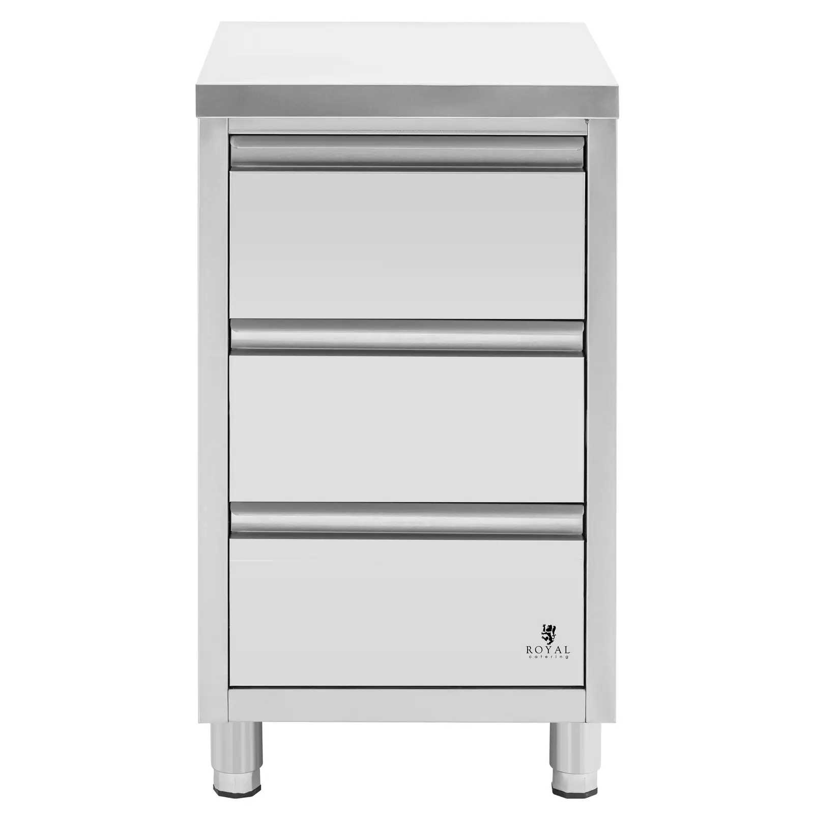 Metal Cabinet - 3 drawers - 50 x 60 cm - Royal Catering