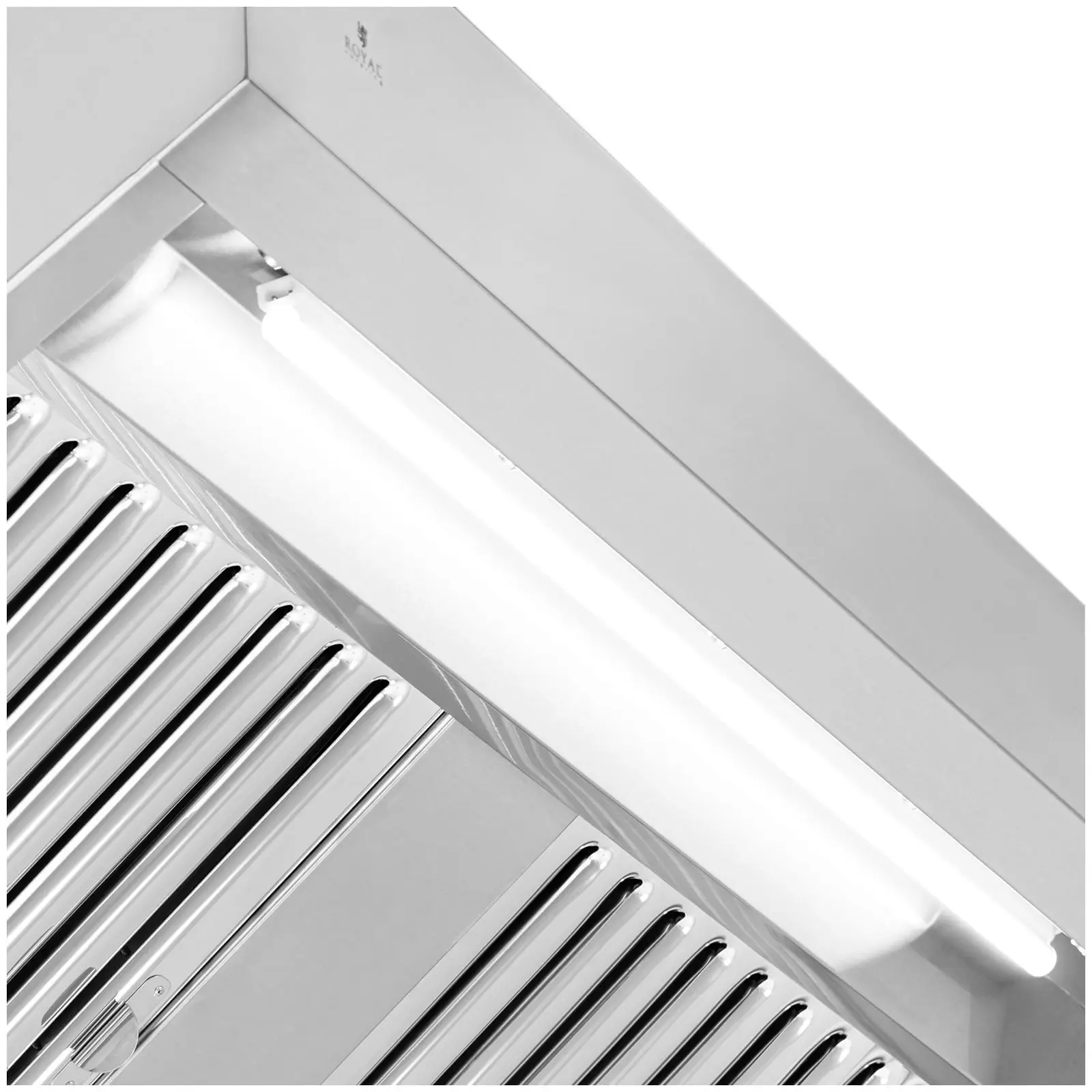 Hotte aspirante professionnelle avec moteur - 120 cm - 1000 m³/h - Royal Catering (Largeur: 120 cm)