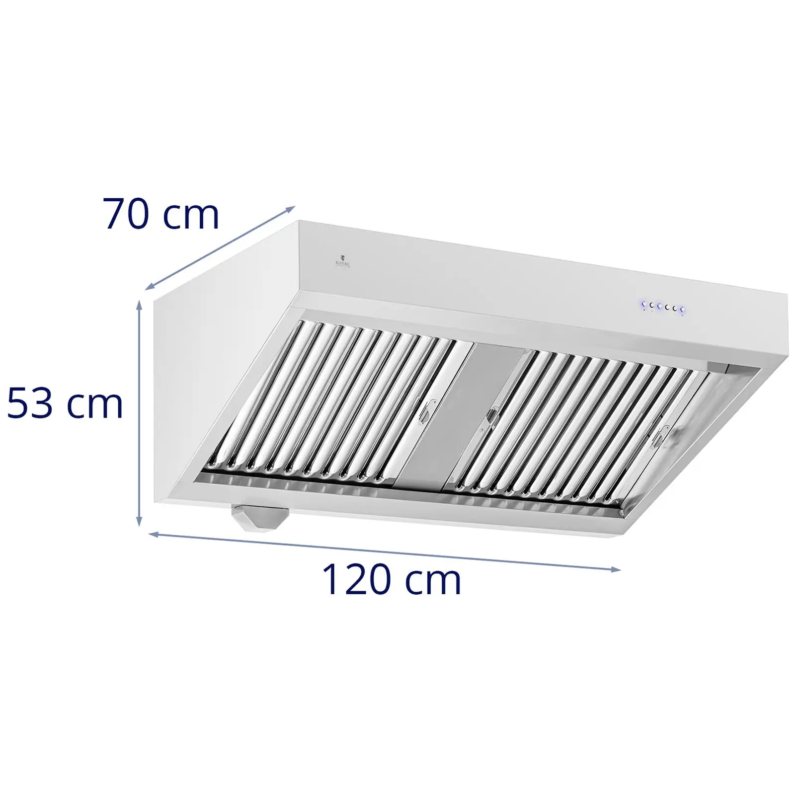 Cooker Hood with Motor - 120 cm - 1000 m³/h - Royal Catering