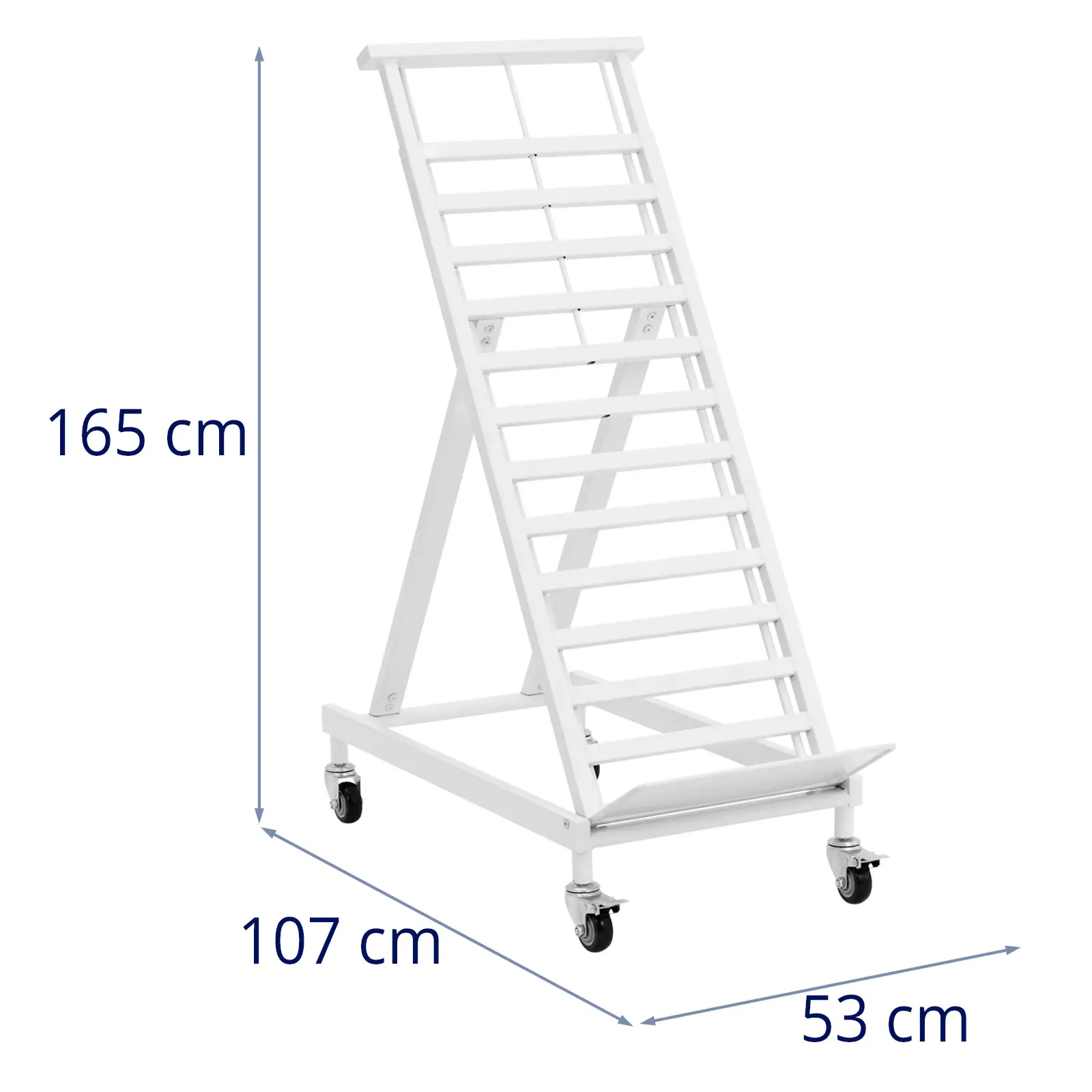 Présentoir pour fruits et légumes - mobile - protection antidérapante - extensible - Royal Catering