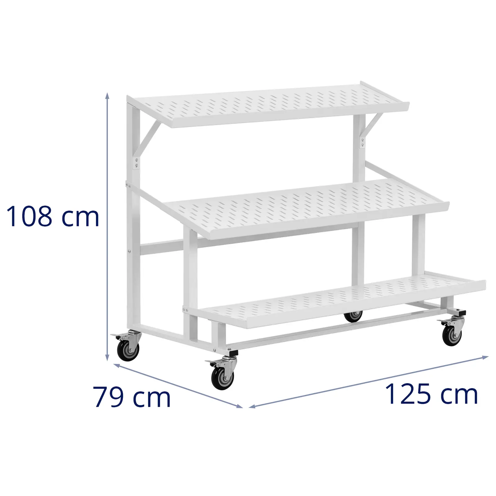 Fruktbord - Rullbart - Hopfällbar hylla - Royal Catering