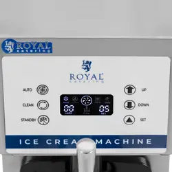 Macchina gelato soft - 800 W - 13 l/h - LED - Royal Catering