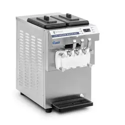 Máquina de helados soft - 1350 W - 16 l/h - LED - 3 sabores - Royal Catering