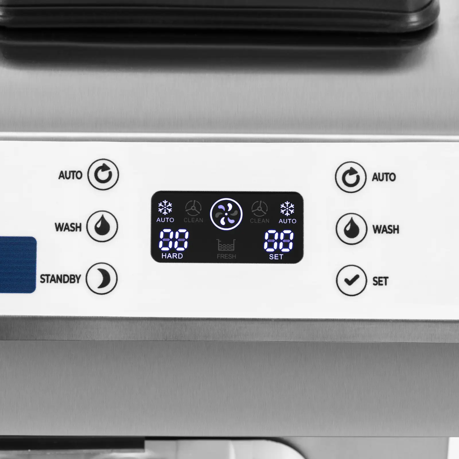 Stroj na točenou zmrzlinu - 1 350 W - 16 l/h - třípákový - Royal Catering (Kolečka: Ne)