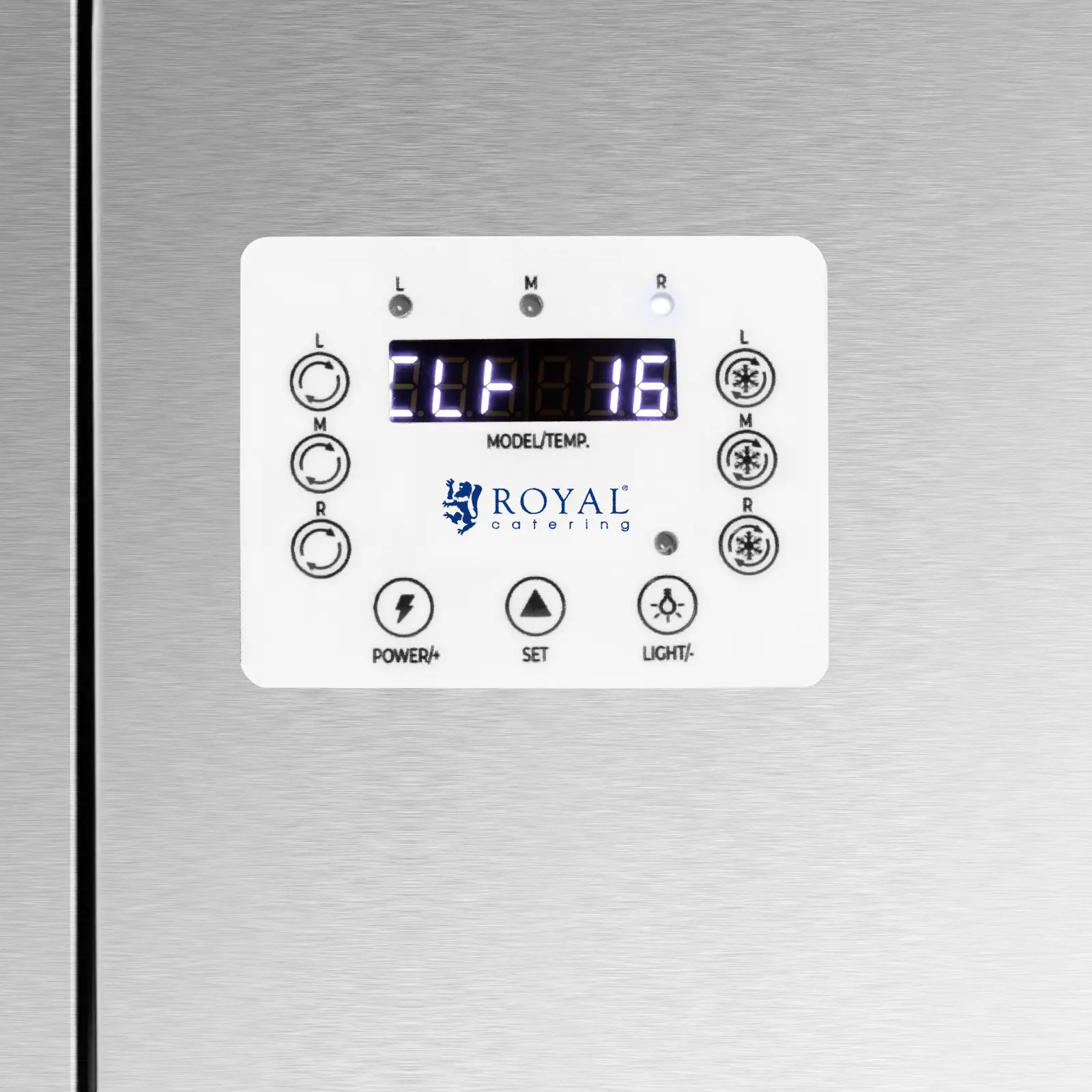 Slush ice-maskine - 2 x 12 l - LED - digitalt kontrolpanel - Royal Catering