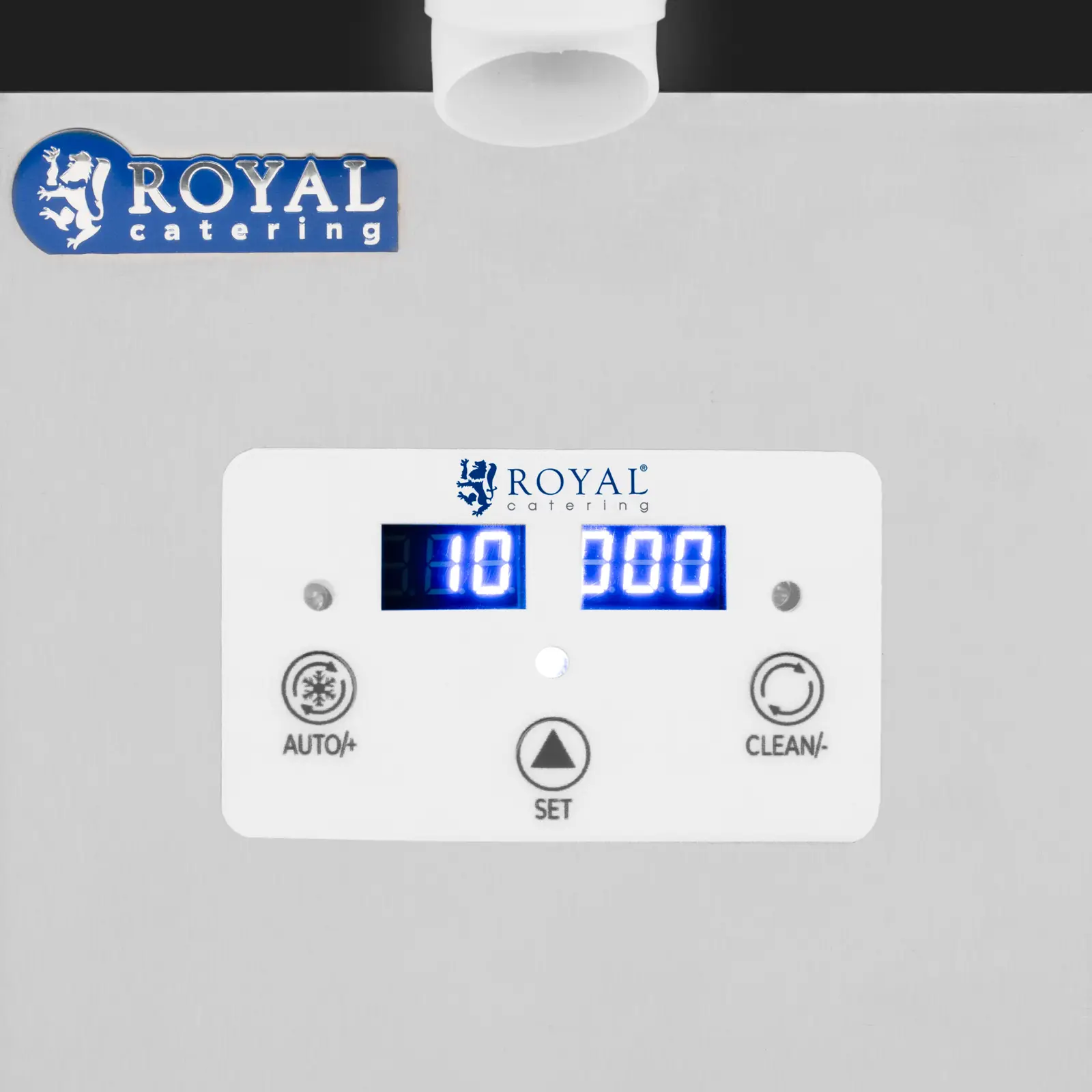 Výrobník ledové tříště - 6 l - digitální ovládací panel - Royal Catering (Napájecí kabel: 1.5 m)