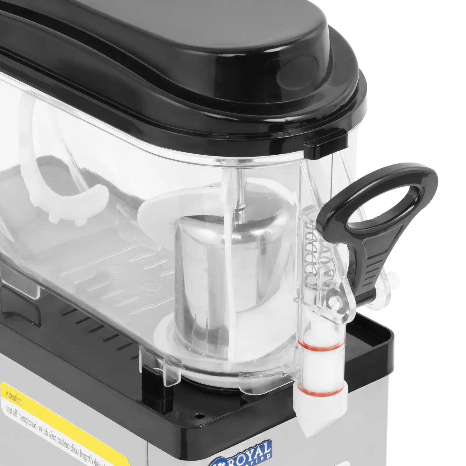 Výrobník ledové tříště - 6 l - digitální ovládací panel - Royal Catering (Odkapávací miska: Ano)