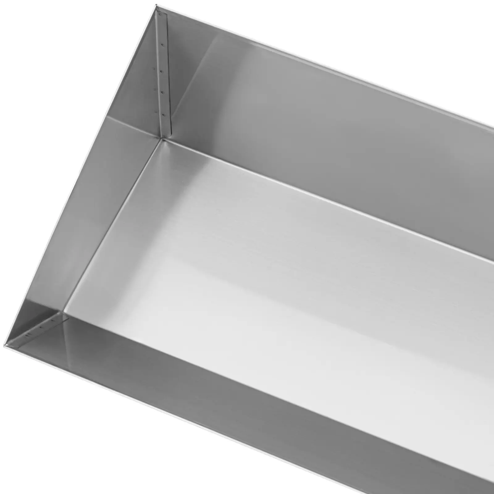 Vana na hranolky z ušlechtilé oceli - 80 x 30 cm - lze mýt v myčce - Royal Catering (Tloušťka materiálu: 0.7 mm)