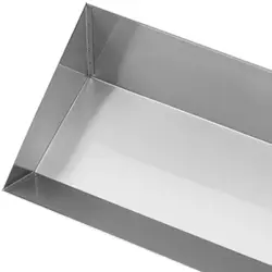 Cubeta de acero inoxidable para patatas fritas - 80 x 30 cm - apta para lavavajillas - Royal Catering