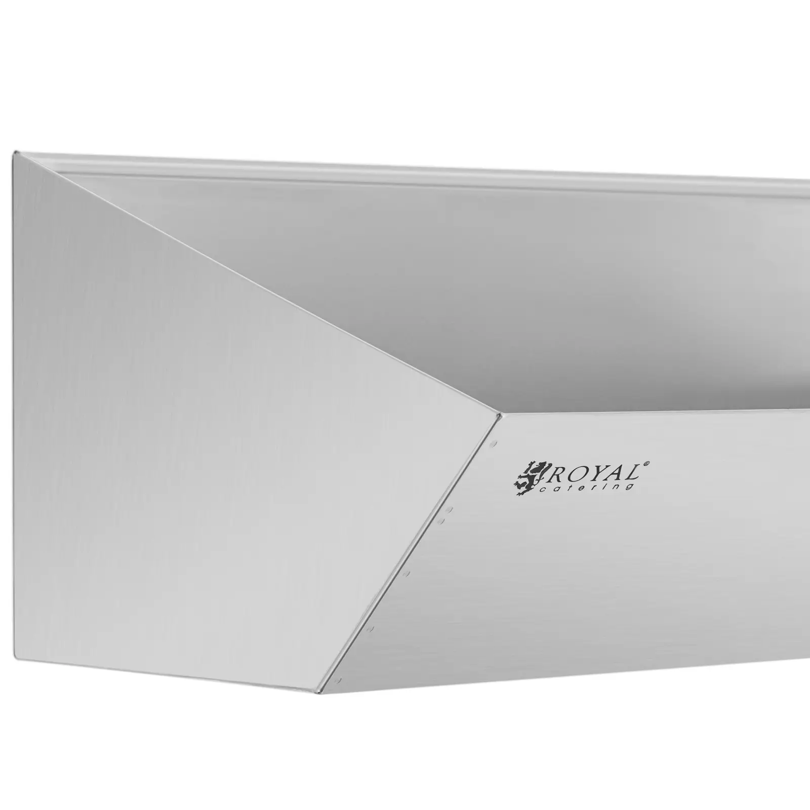 Vana na hranolky z ušlechtilé oceli - 80 x 30 cm - lze mýt v myčce - Royal Catering (Provoz na baterie: Ne)