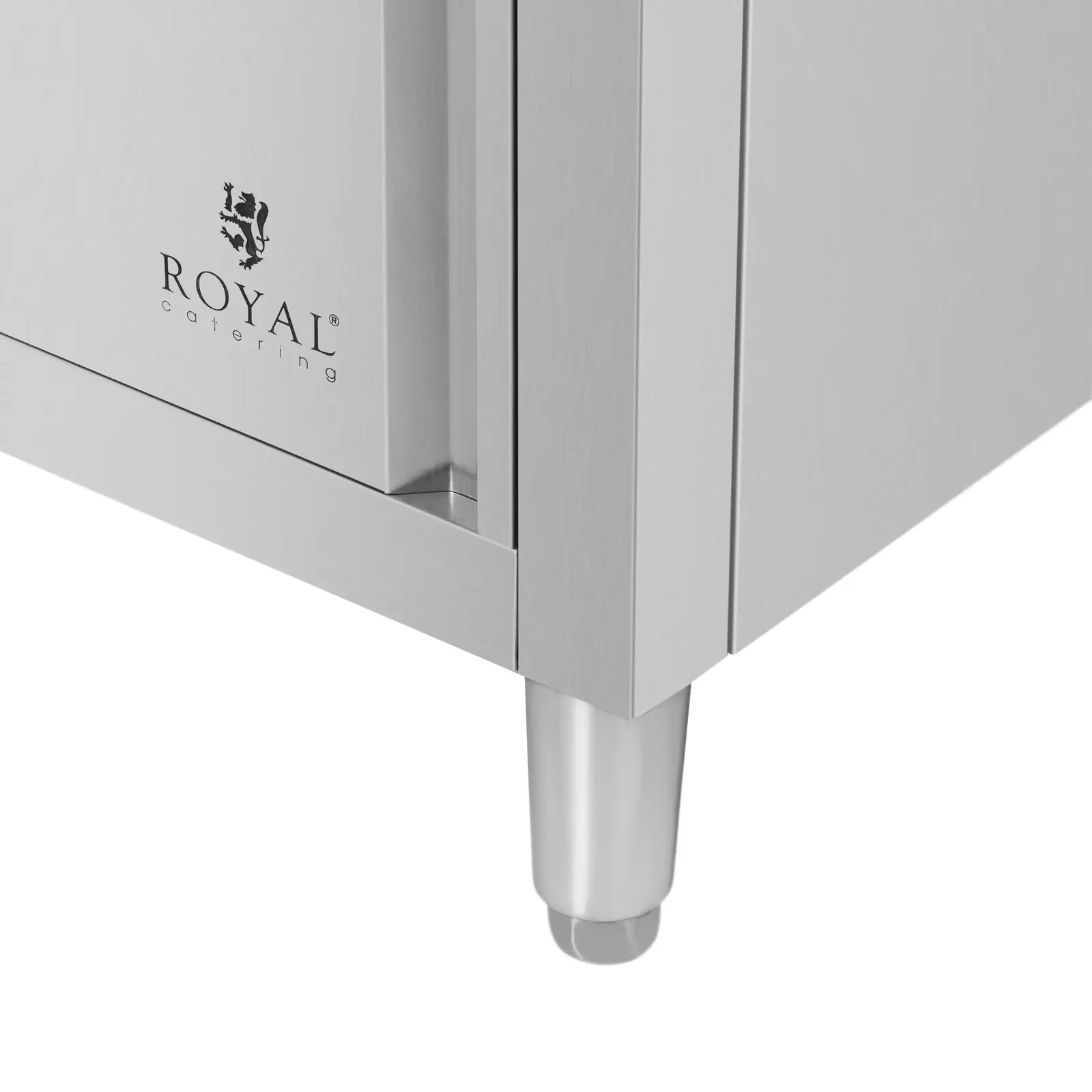 Meuble bas de cuisine - inox - 60 x 60 cm - Capacité de charge 500 kg - incl. Planche à découper - Royal Catering