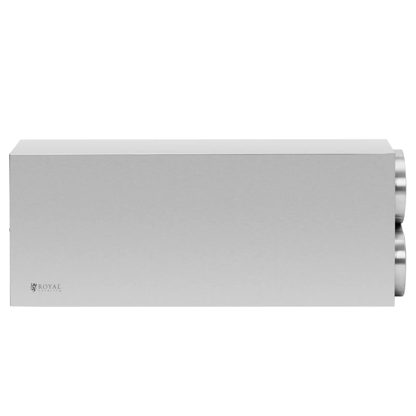 Portatazze - Due compartimenti - Acciaio inox - Per tazze fino a 89 mm di diametro - Royal Catering - 2