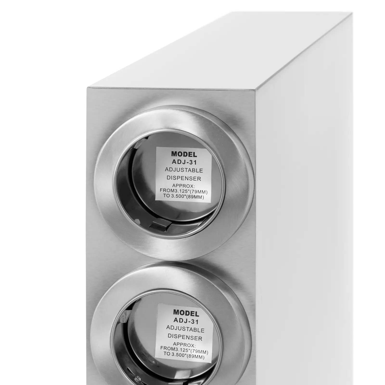 Izdelki sekundarne kakovosti Dozator za skodelice - 3 reže - iz nerjavečega jekla - za skodelice s premerom do 89 cm - Royal Catering