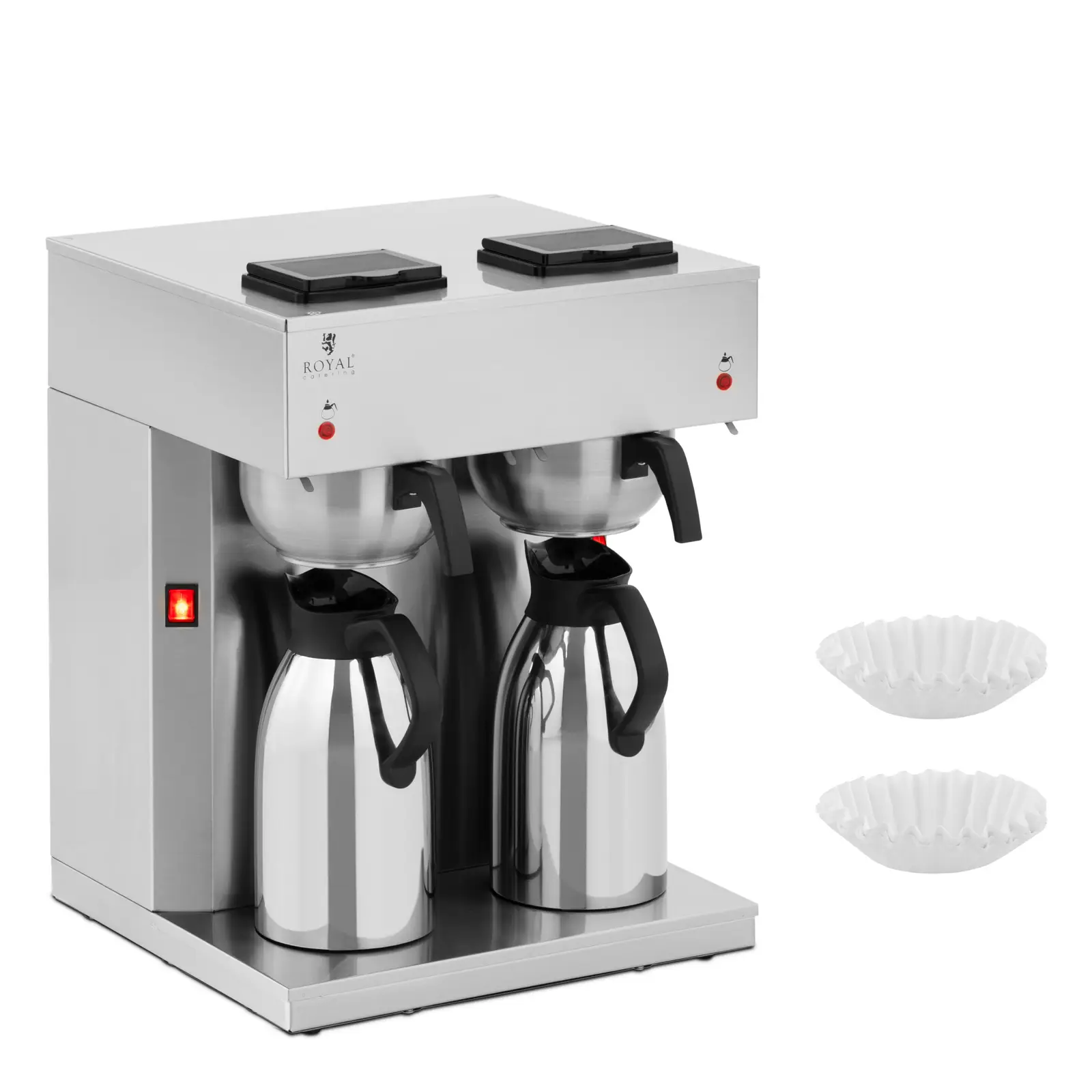Filterkoffiemachine - 2 x 2 L - incl. thermosflessen