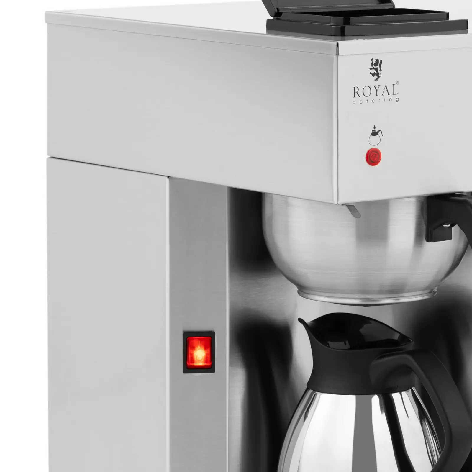 Cafetière professionnelle - 2 x 2 L - avec Pichets isothermes (Capacité d'admission: 2.5 l)