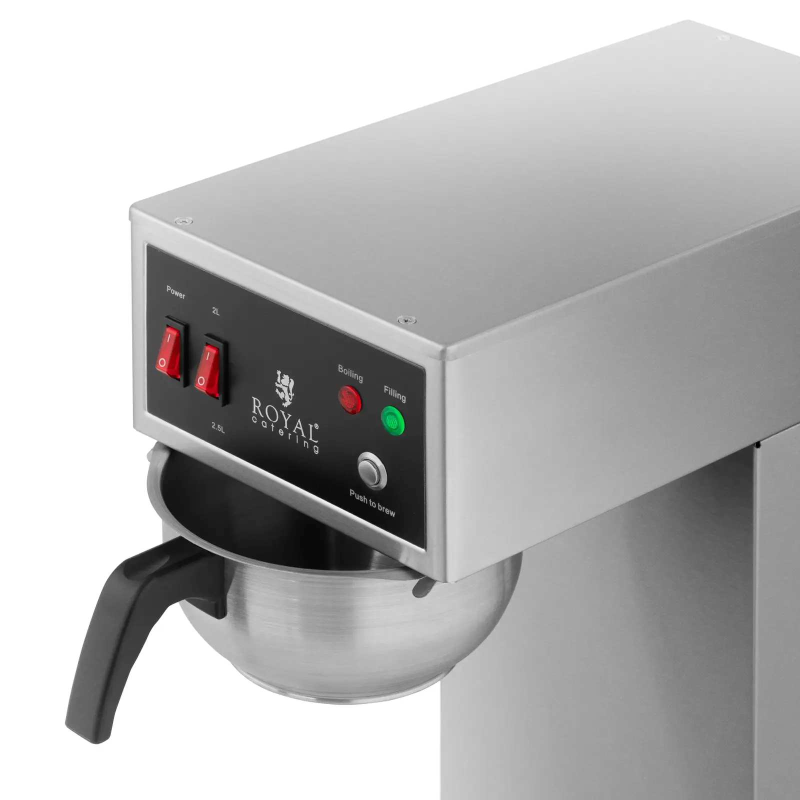 Cafetière professionnelle - 2,5 L - avec pichet isotherme et robinet (Filtres compris: Oui)