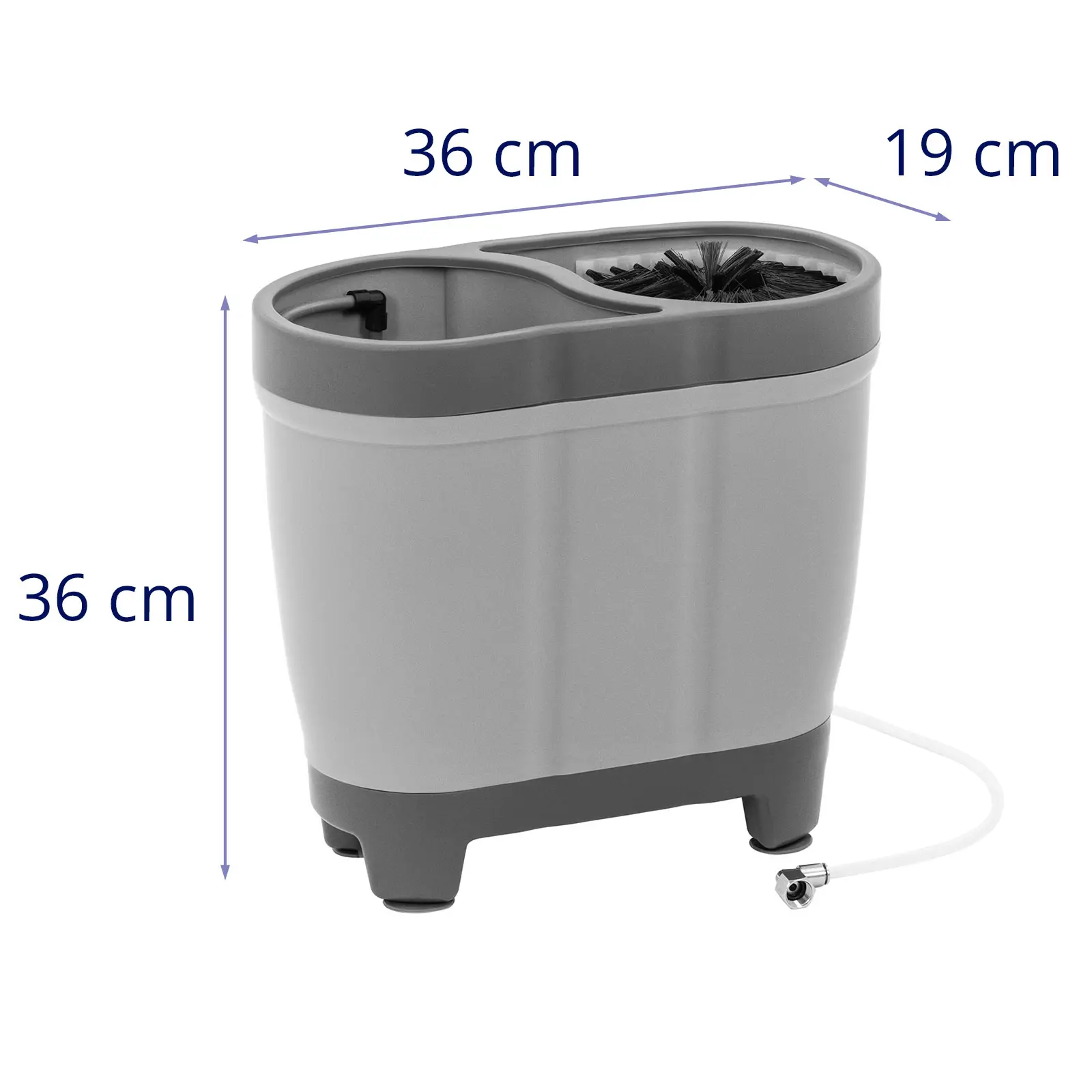 Lave verre bar - design compact - léger et transportable - Royal Catering (Diamètre raccord(s) d'air/d'eau [pouces]: G3/8)