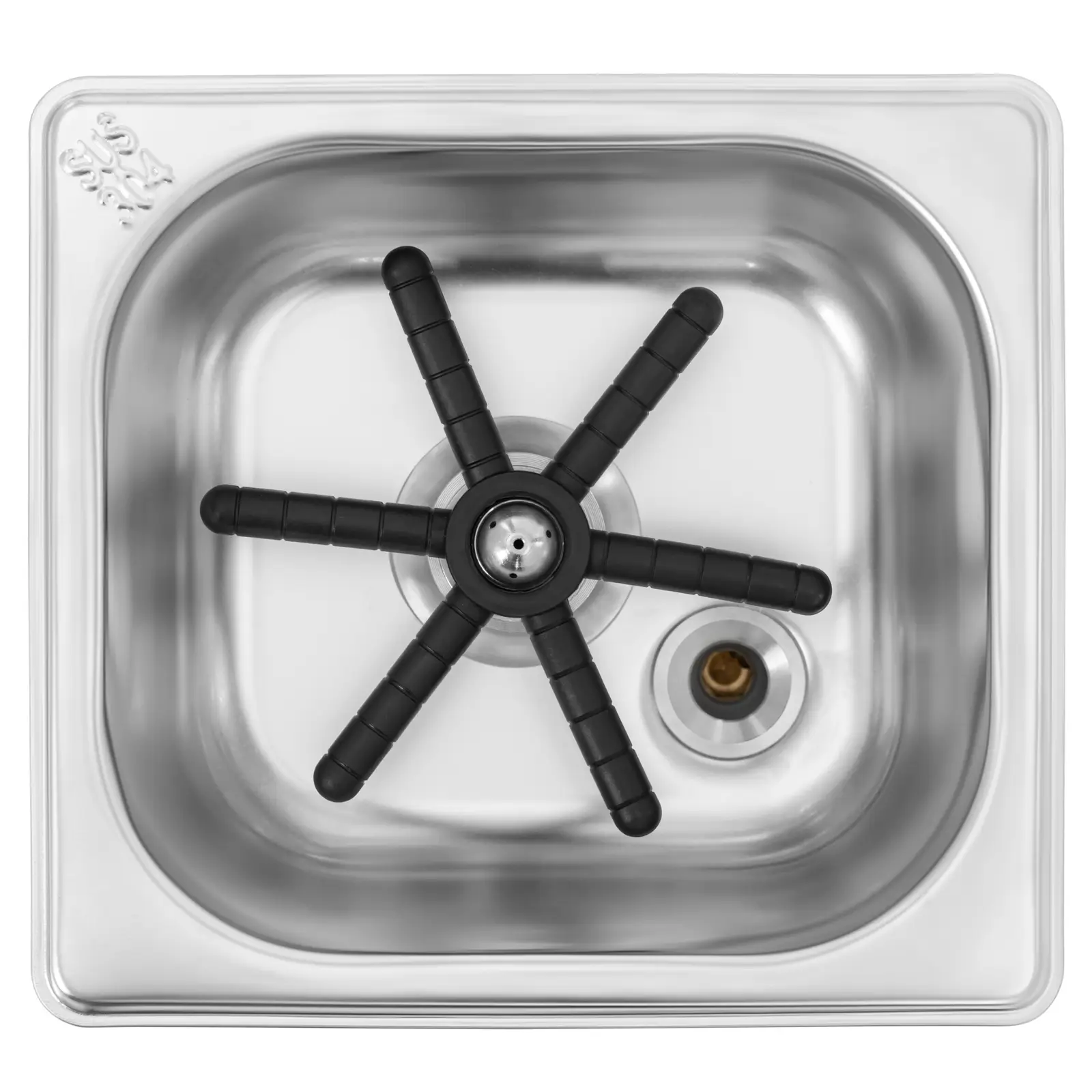 Rince verre - avec évier - inox / PA - Royal Catering (Matériau(x): Acier inoxydable)