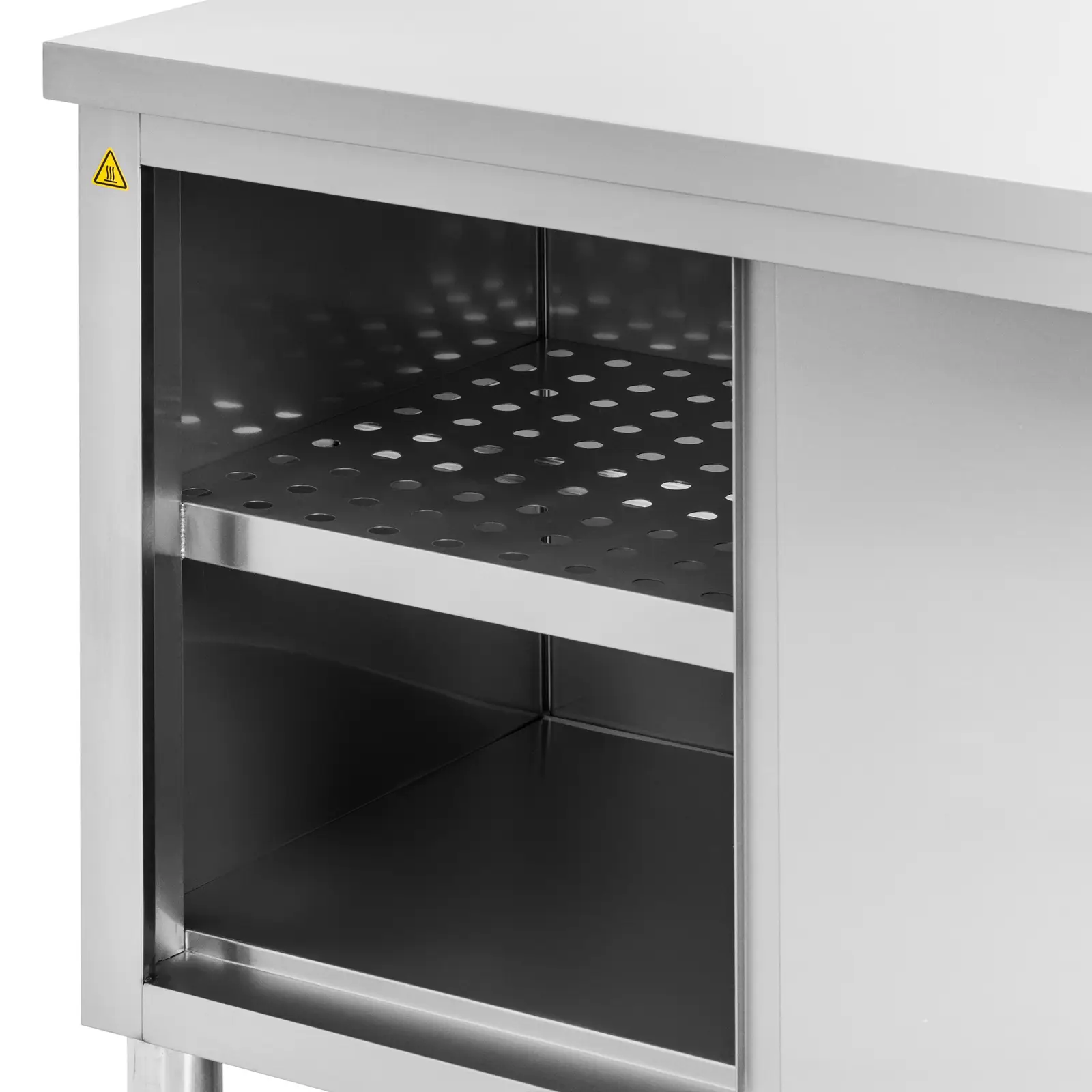 Varmeskab til mad - 160 x 60 x 85 cm - 30 til 80 °C - Royal Catering