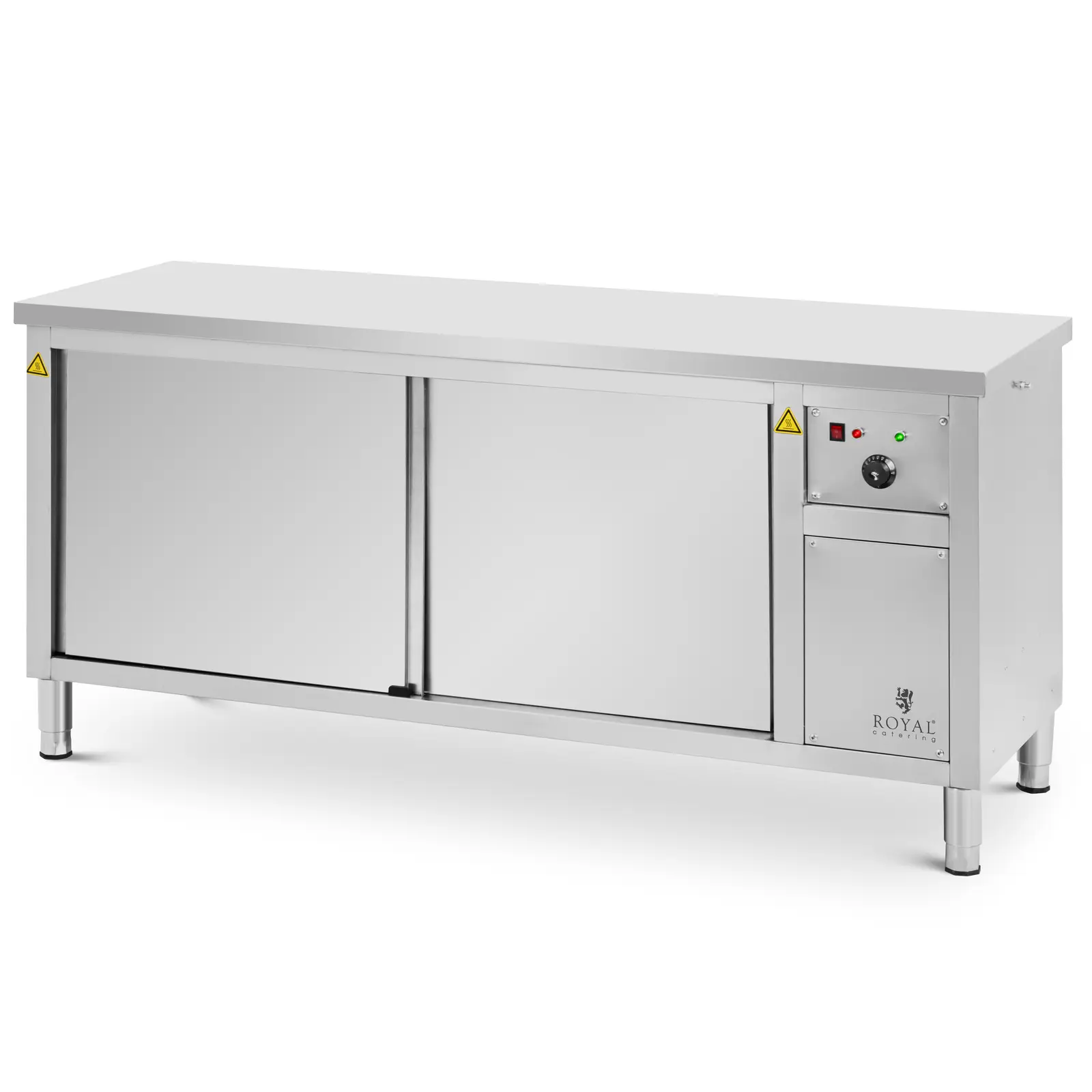 Wärmeschrank - 180 x 60 x 85 cm - 30 bis 80 °C - Royal Catering